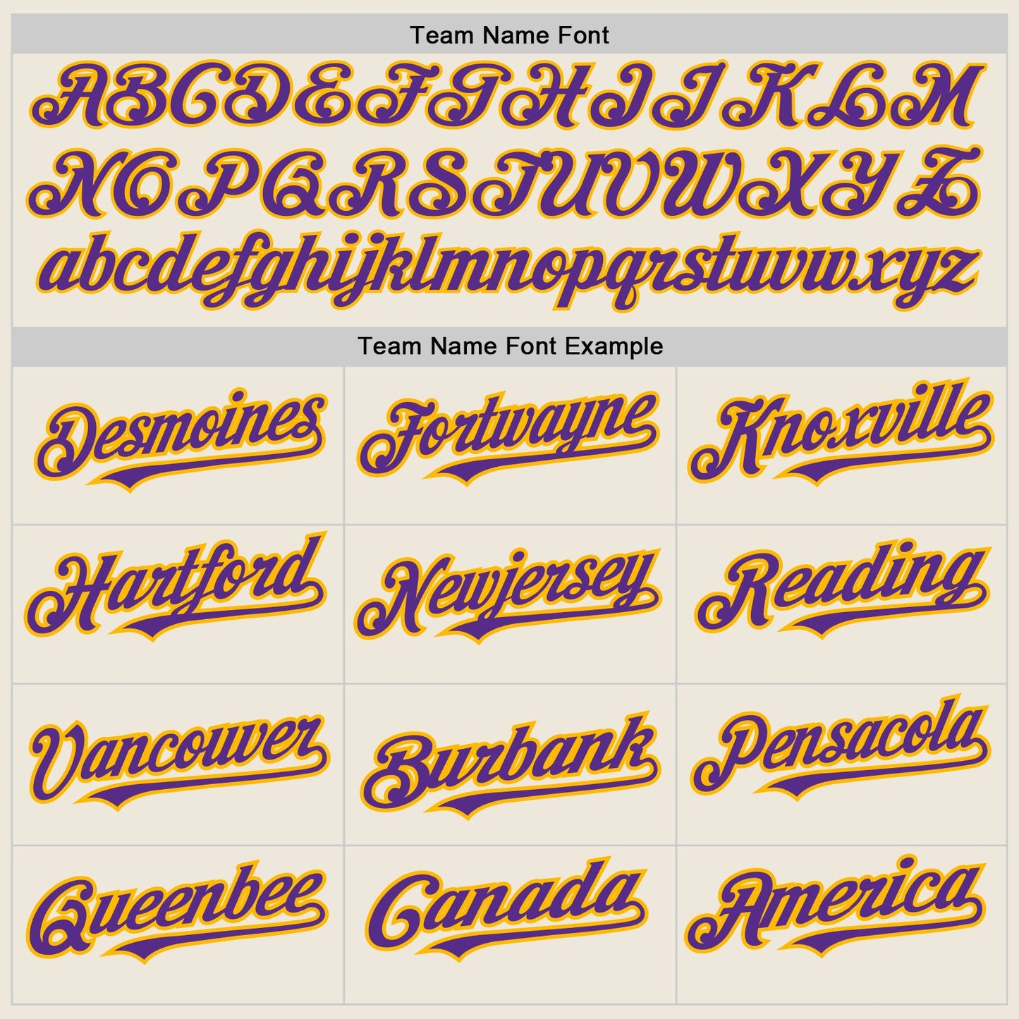 Custom Cream (Purple Gold Pinstripe) Purple-Gold Authentic Baseball Jersey view 4