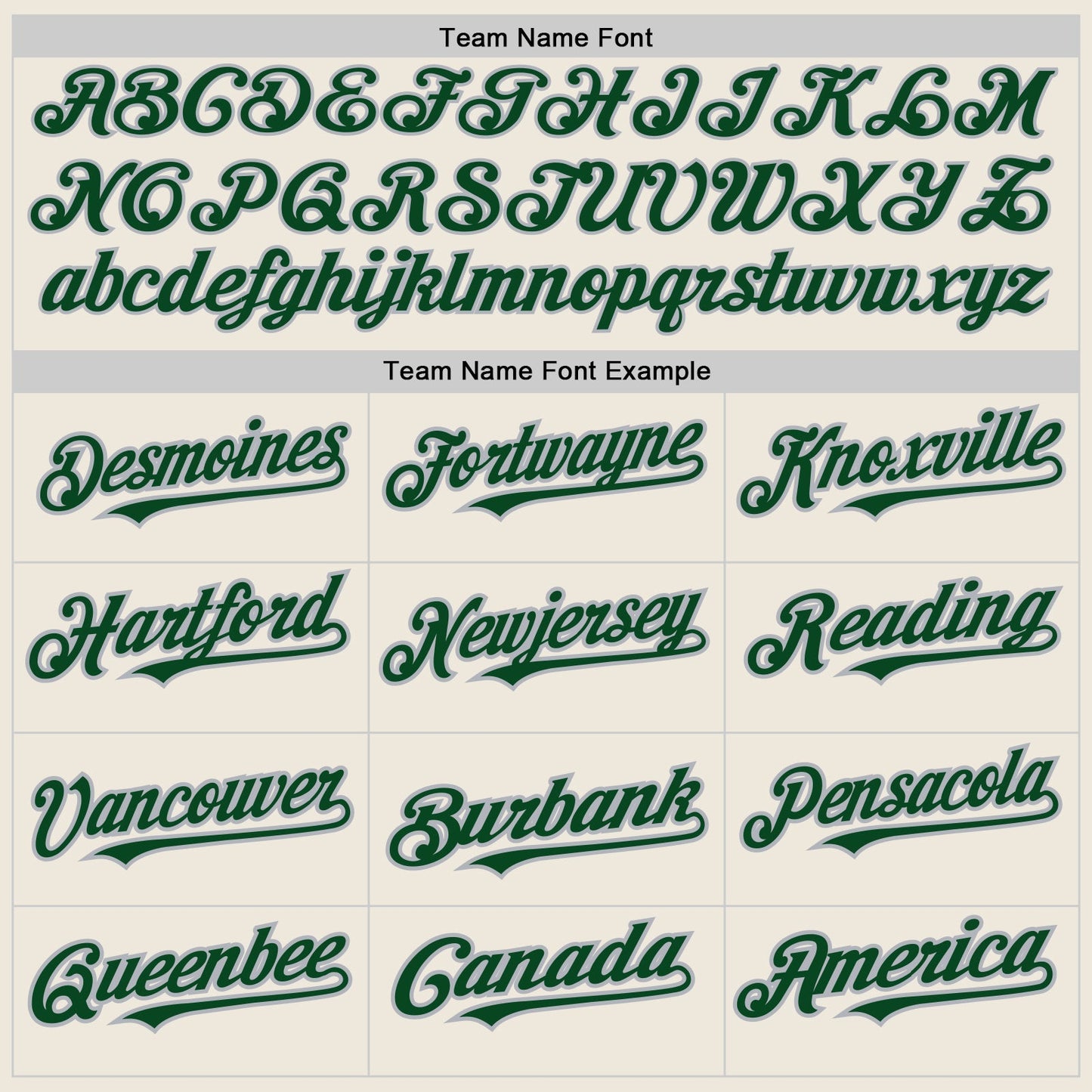 Custom Cream (Green Gray Pinstripe) Green-Gray Authentic Baseball Jersey view 4