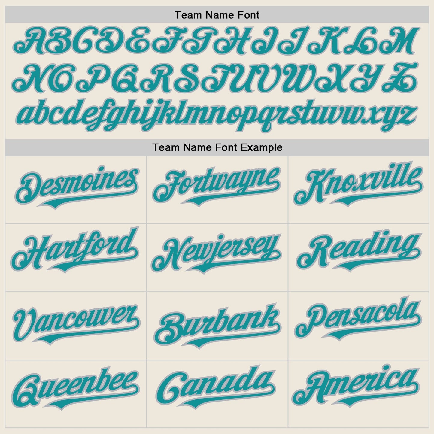 Custom Cream (Teal Gray Pinstripe) Teal-Gray Authentic Baseball Jersey view 4