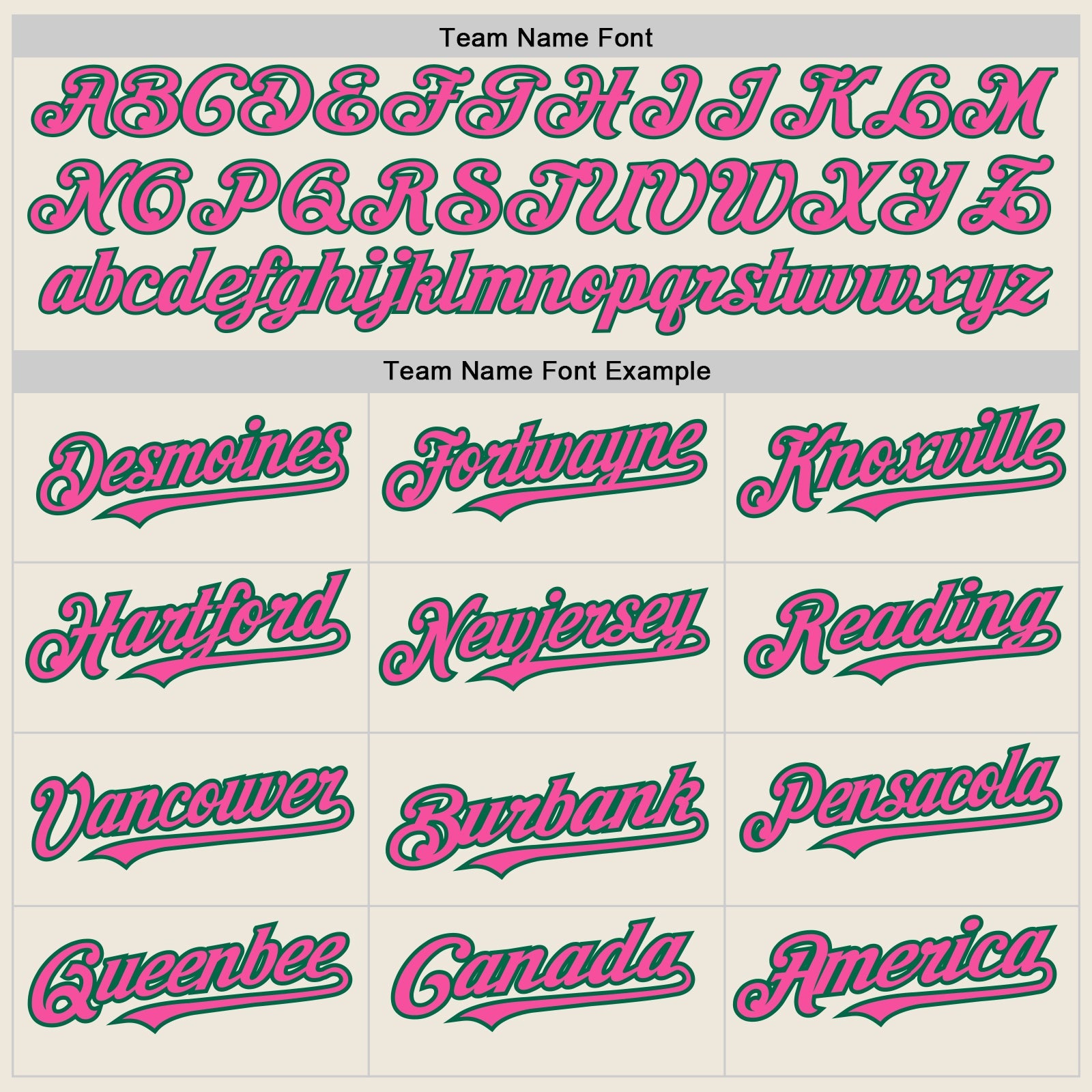 Custom Cream (Kelly Green Pink Pinstripe) Pink-Kelly Green Authentic Baseball Jersey view 4