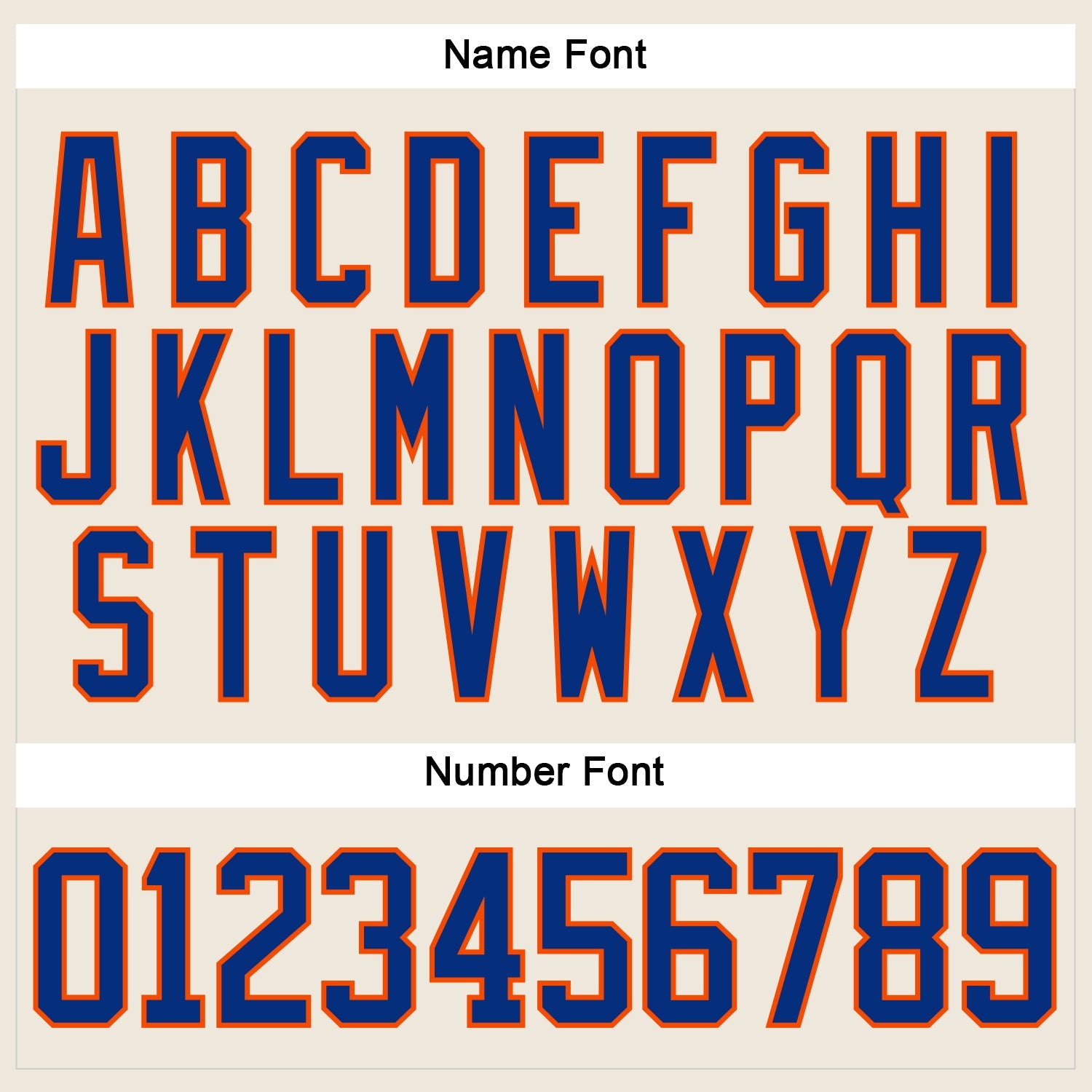 Custom Cream Royal-Orange Hockey Lace Neck Jersey view 5