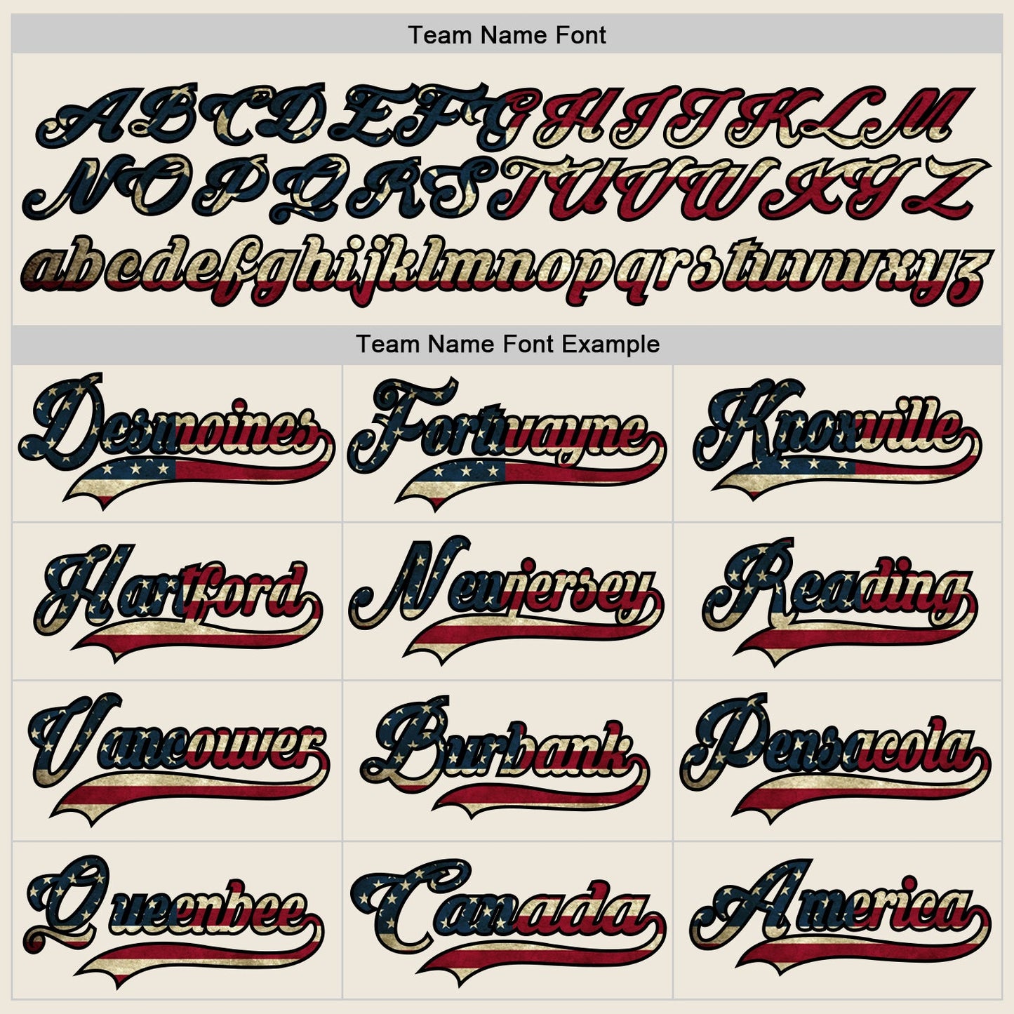Custom Cream Vintage USA Flag Black-Maroon Hockey Lace Neck Jersey view 4