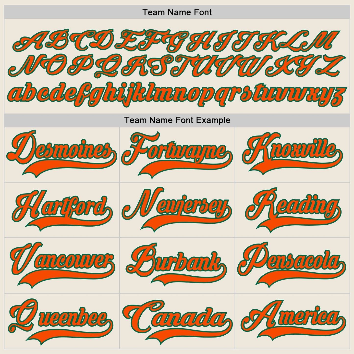 Custom Cream Orange-Kelly Green Hockey Lace Neck Jersey view 4