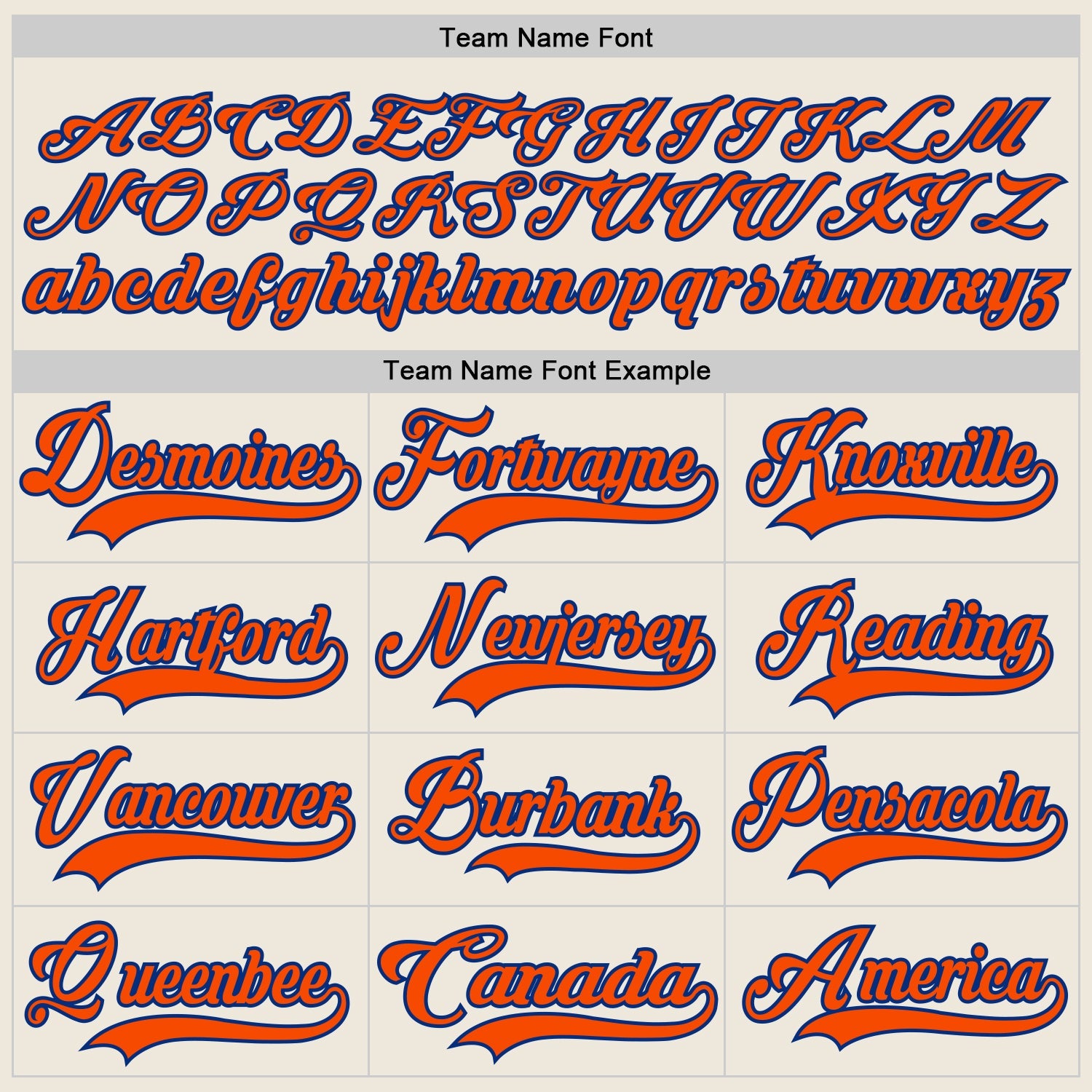 Custom Cream Orange-Royal Hockey Jersey view 4