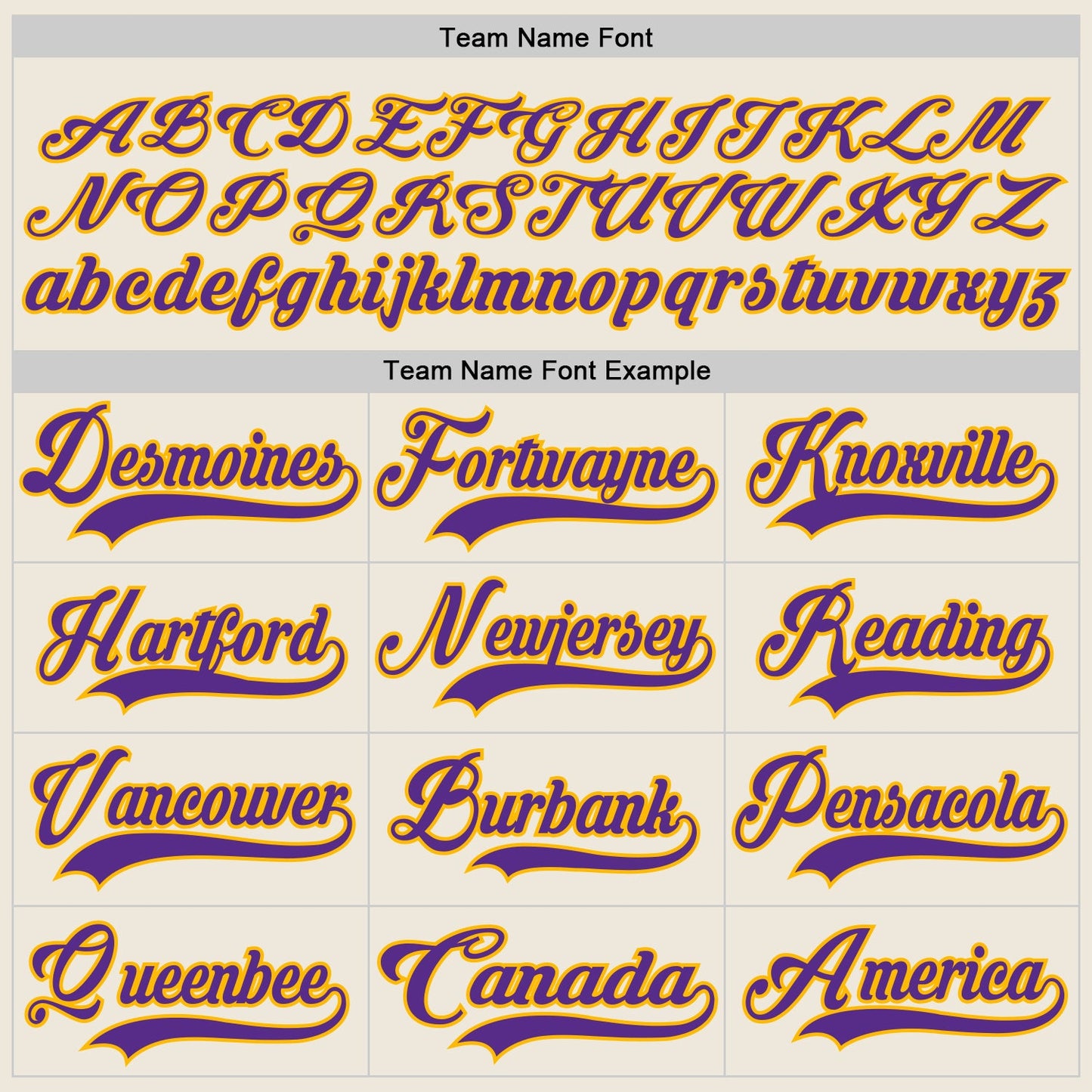 Custom Cream Purple-Gold Hockey Jersey view 4