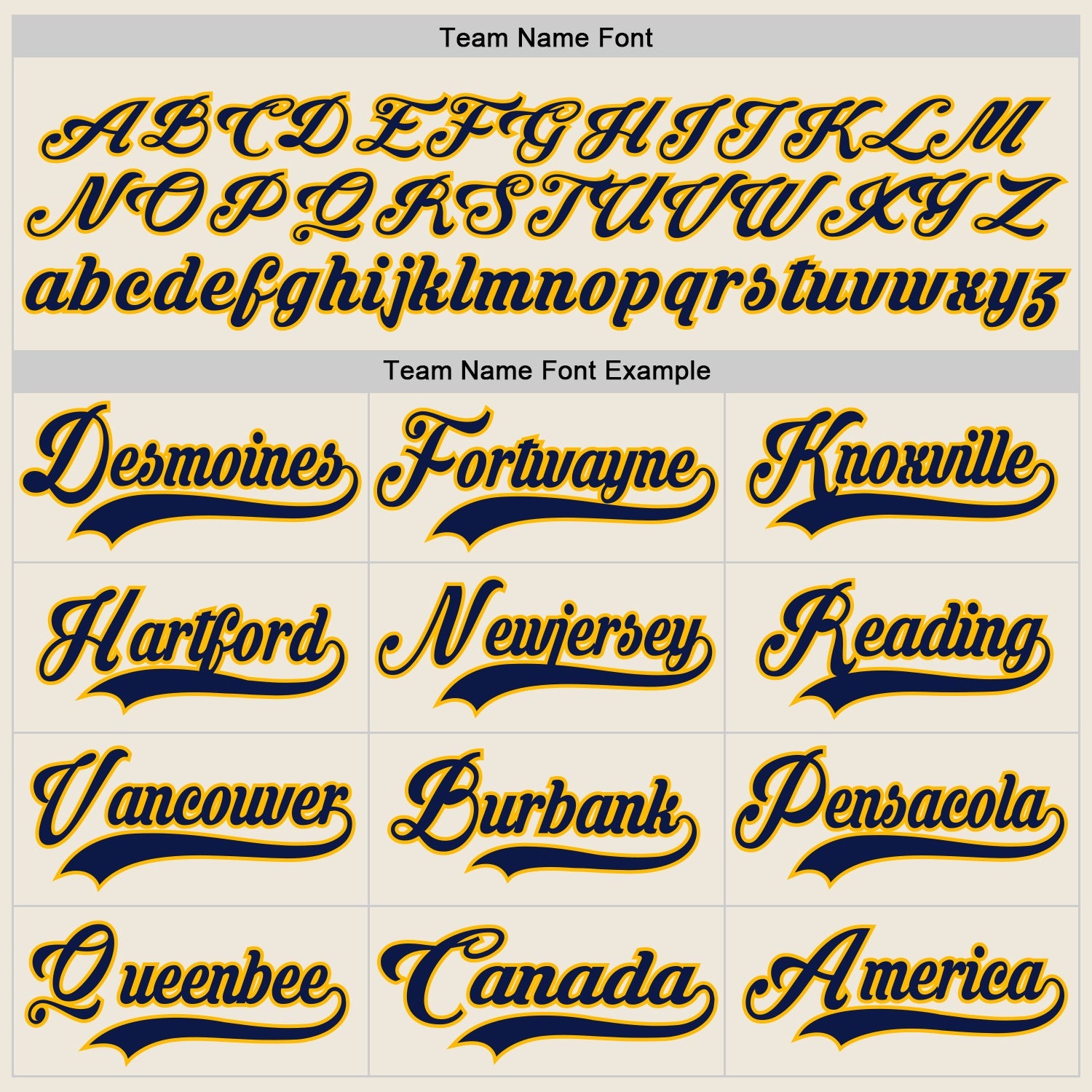 Custom Cream Navy-Gold Hockey Jersey view 4