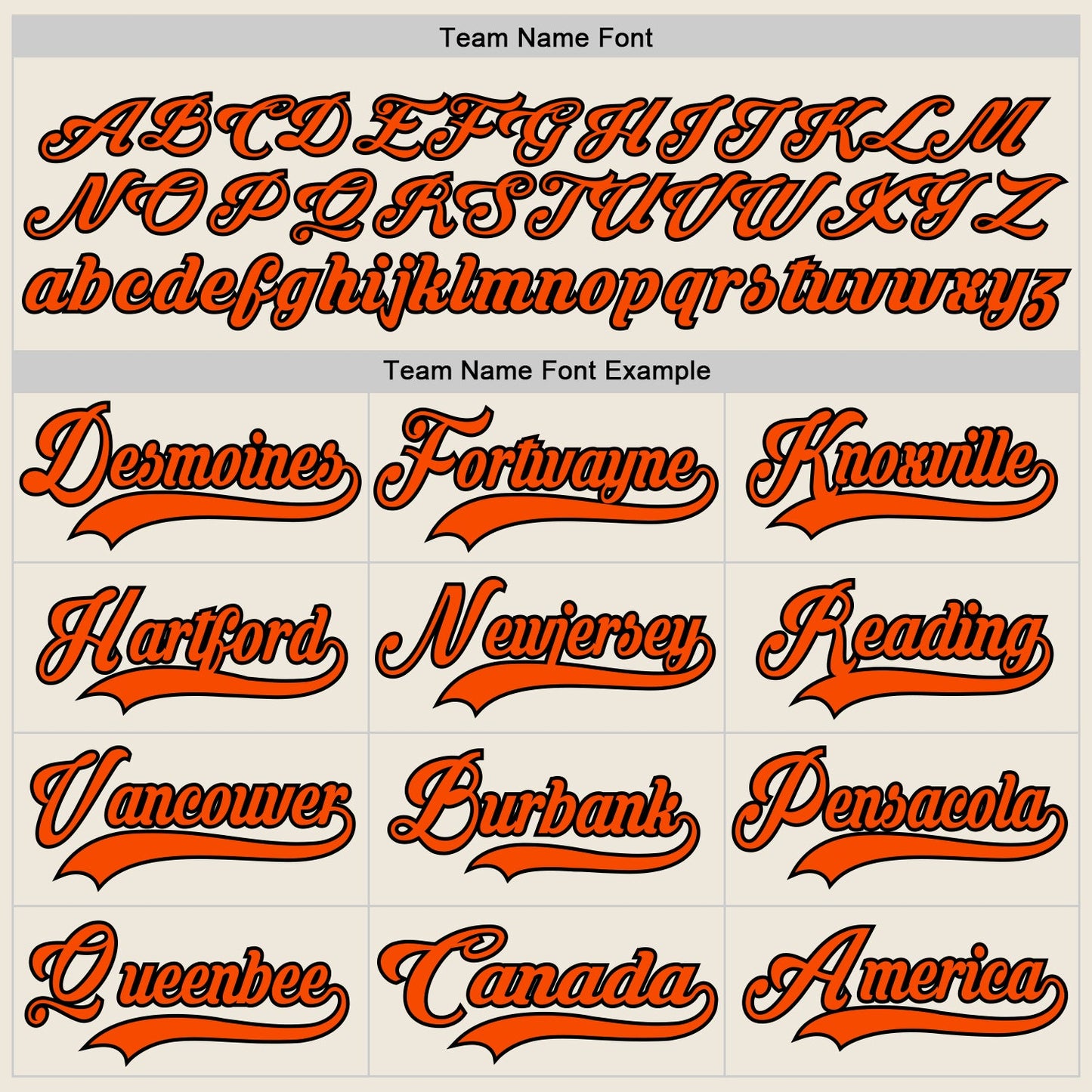 Custom Cream Orange-Black Hockey Jersey view 4