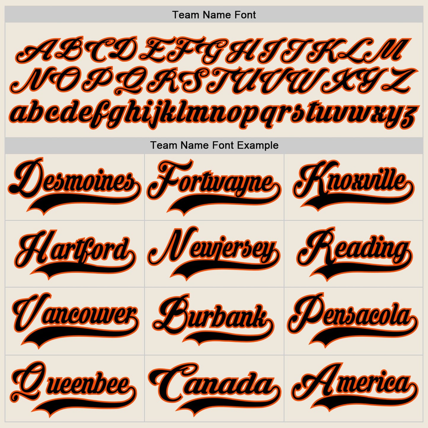 Custom Cream Black-Orange Hockey Jersey view 4