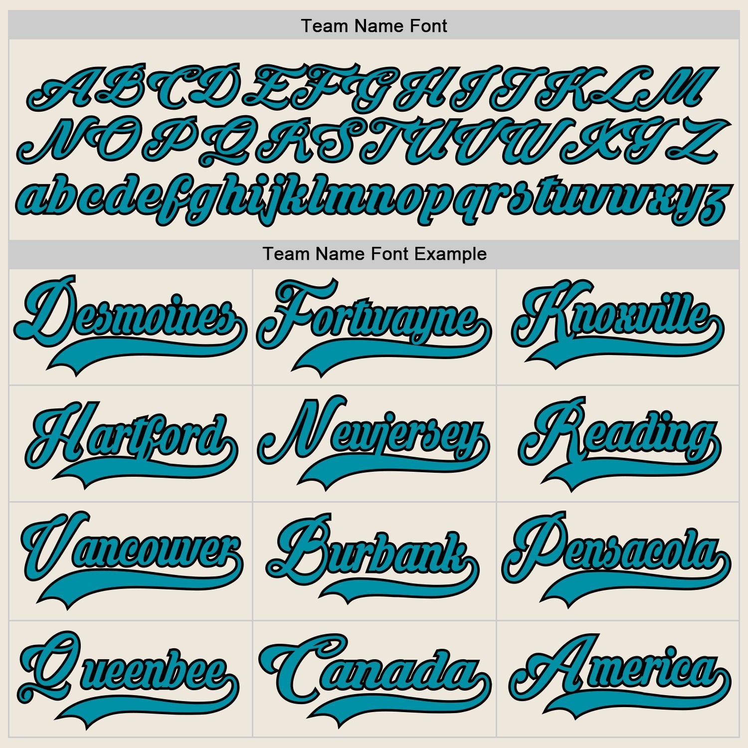 Custom Cream Teal-Black Hockey Jersey view 4