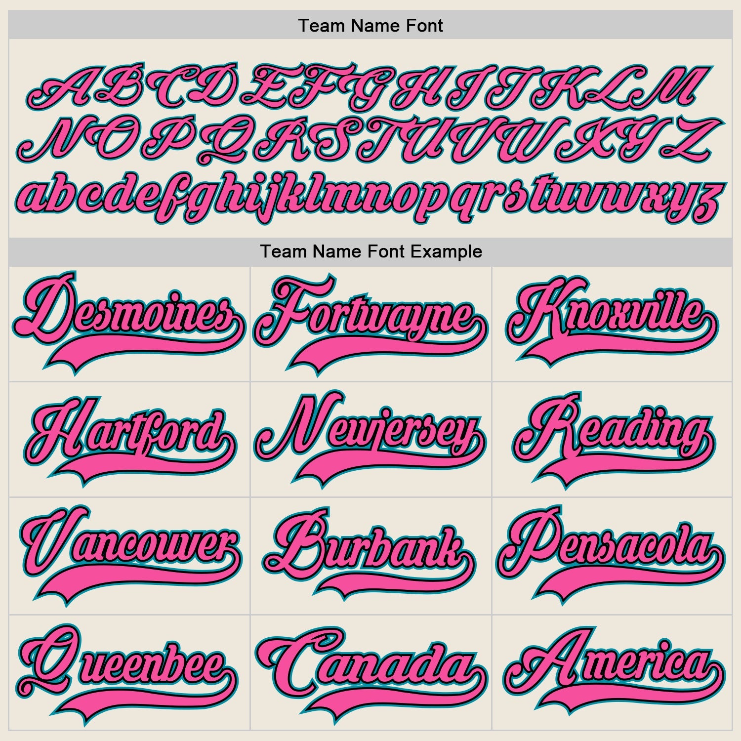 Custom Cream Teal Black-Pink Hockey Jersey view 4