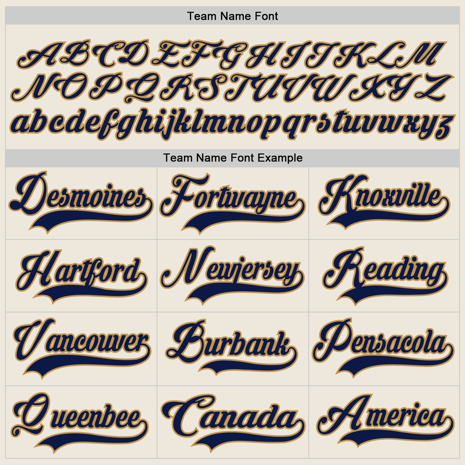 Custom Cream Navy-Old Gold Hockey Jersey view 4