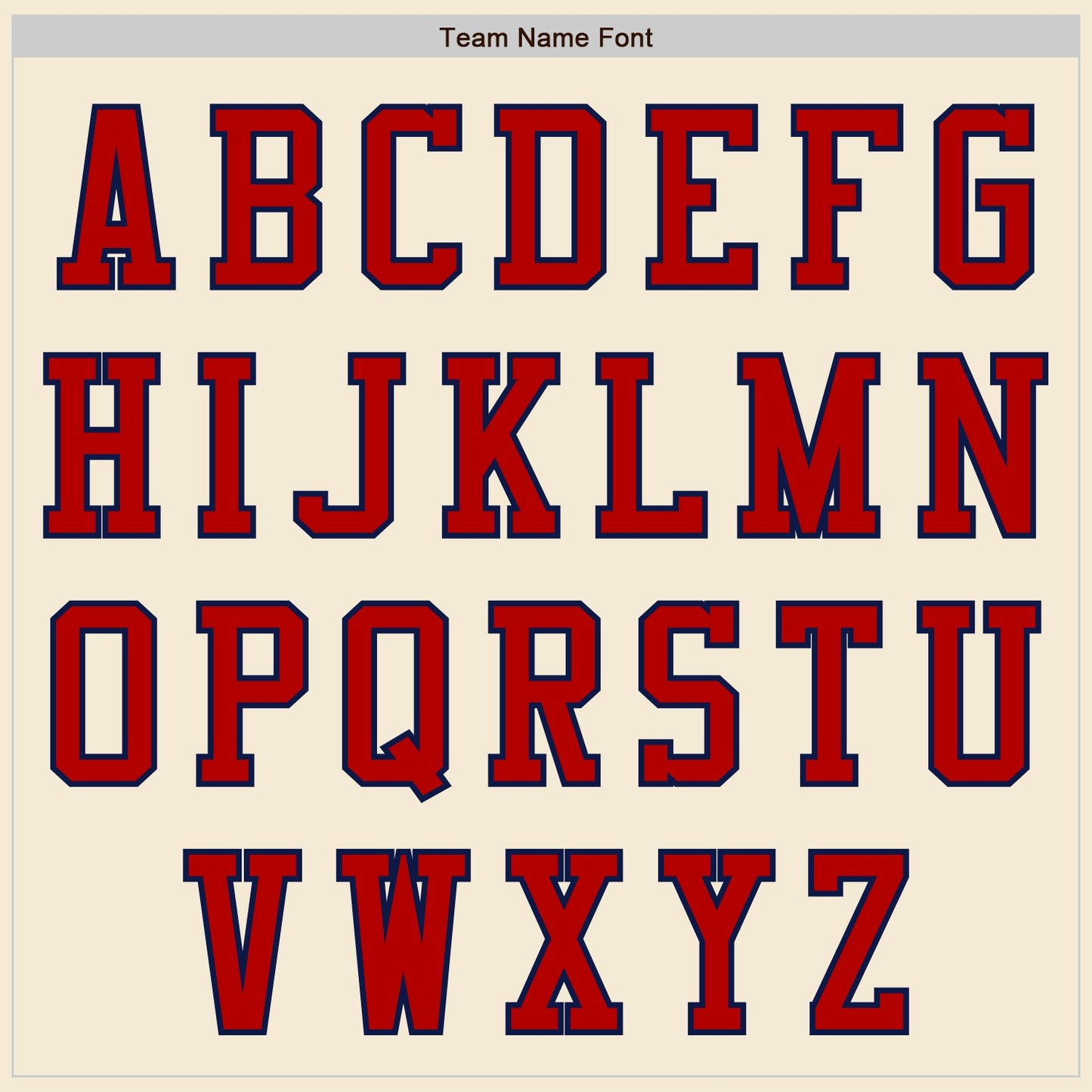 Custom Cream Red-Navy Authentic Baseball Jersey view 7