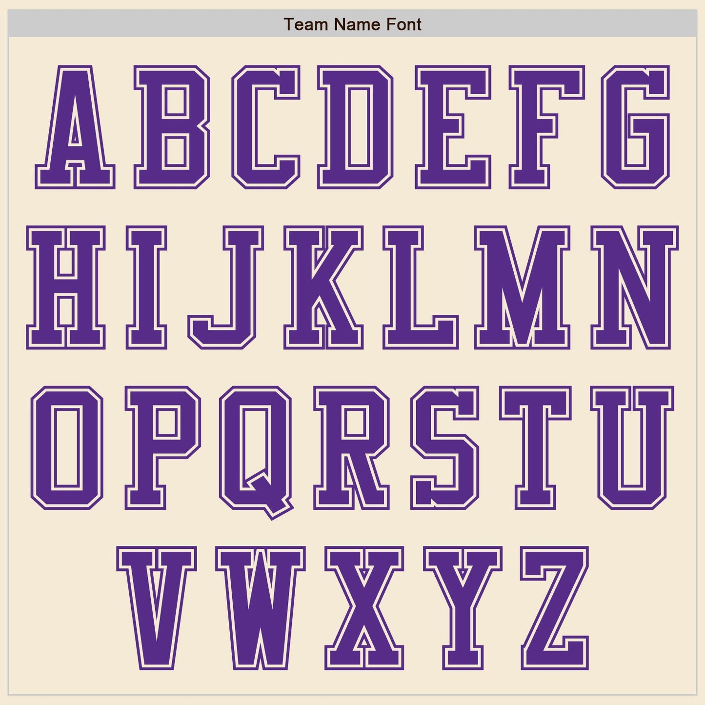 Custom Cream Purple Authentic Baseball Jersey view 7