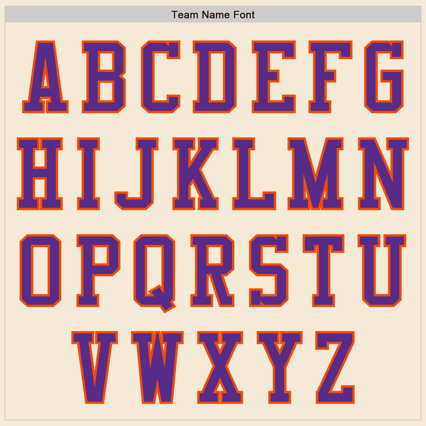 Custom Cream Orange-Purple Authentic Baseball Jersey view 3