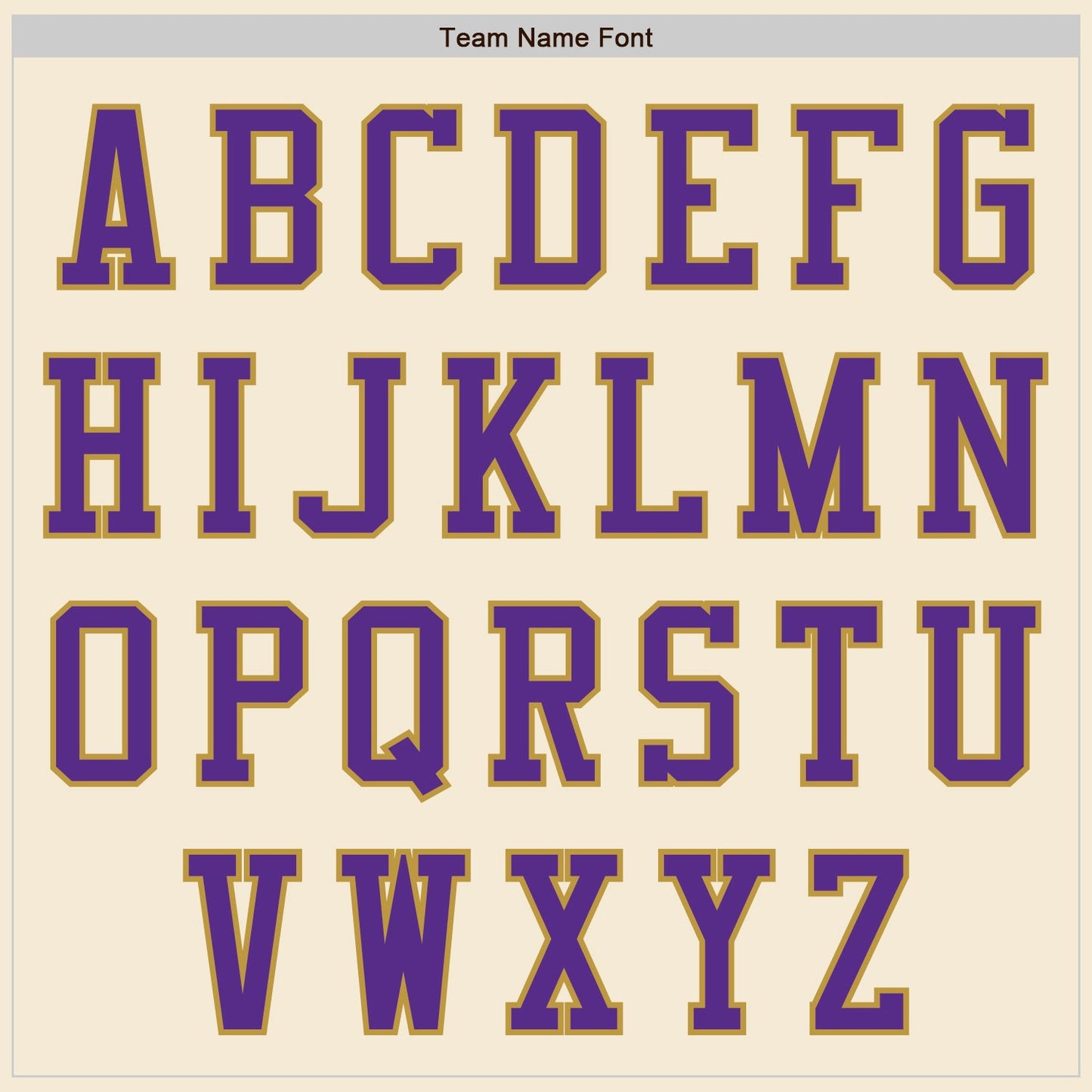 Custom Cream Purple-Old Gold Authentic Baseball Jersey view 7