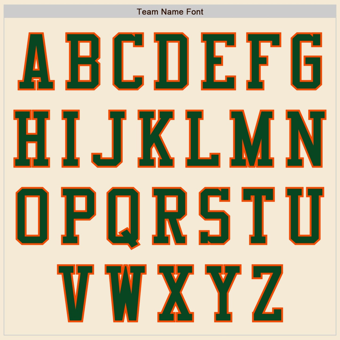 Custom Cream Green-Orange Authentic Baseball Jersey view 3