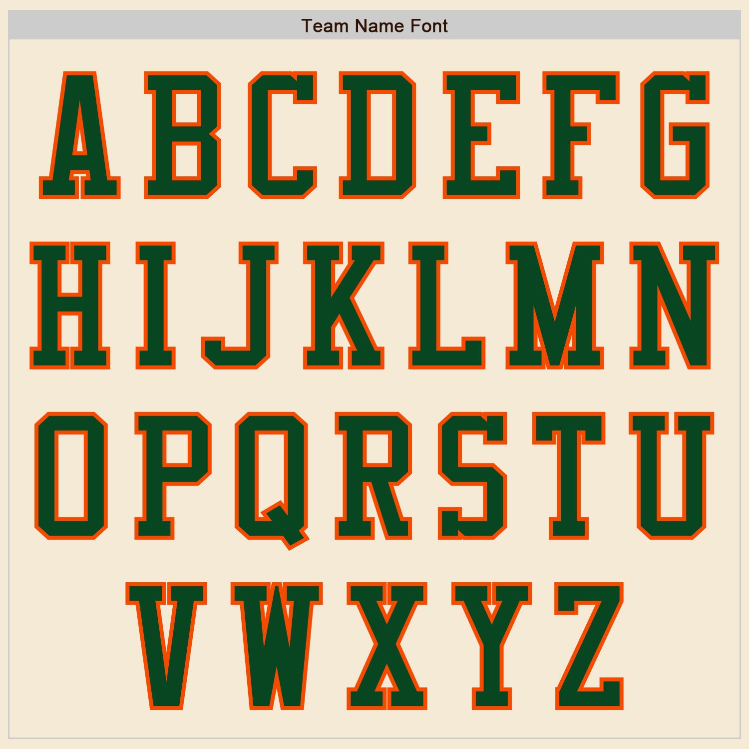 Custom Cream Green-Orange Authentic Baseball Jersey view 7