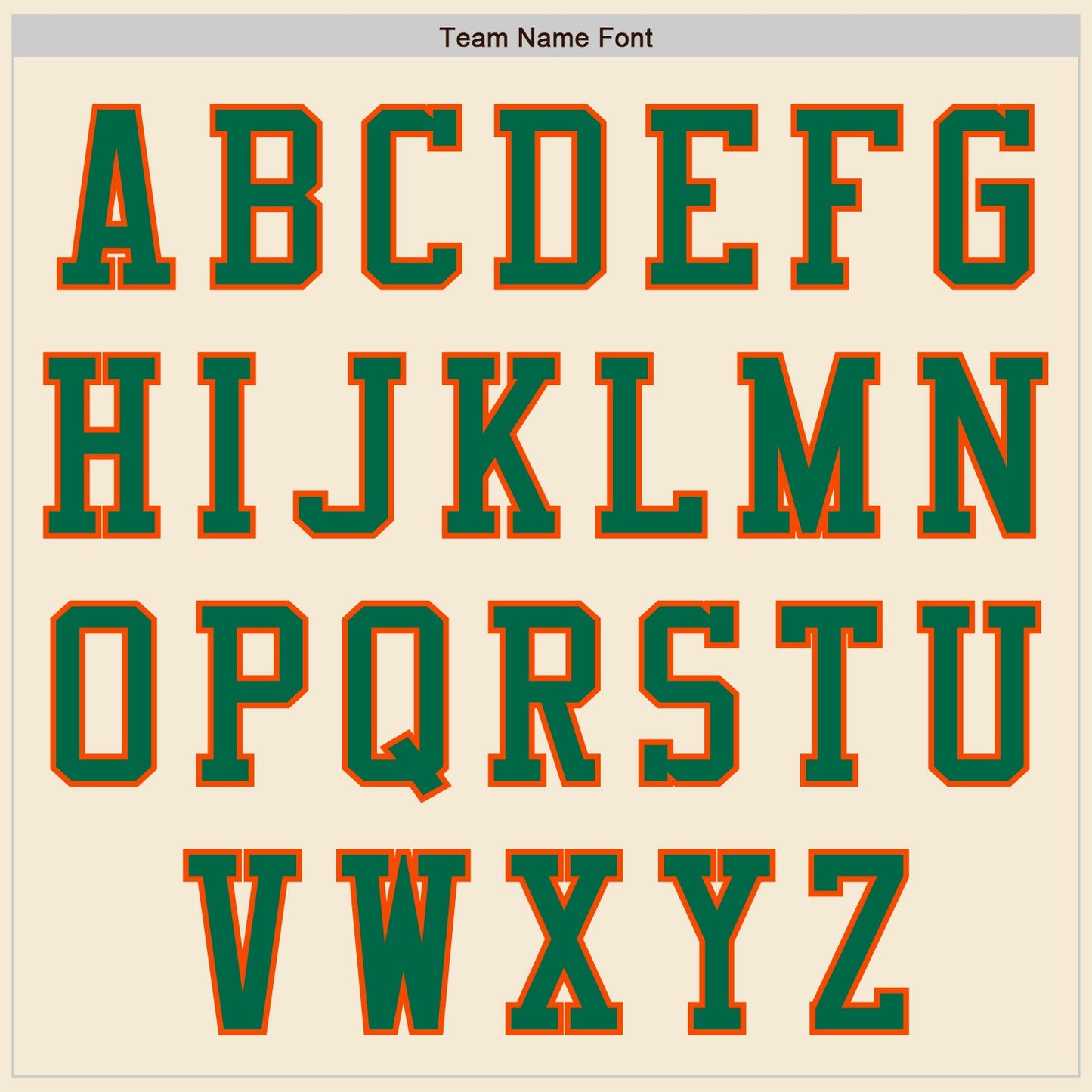Custom Cream Kelly Green-Orange Authentic Baseball Jersey view 3