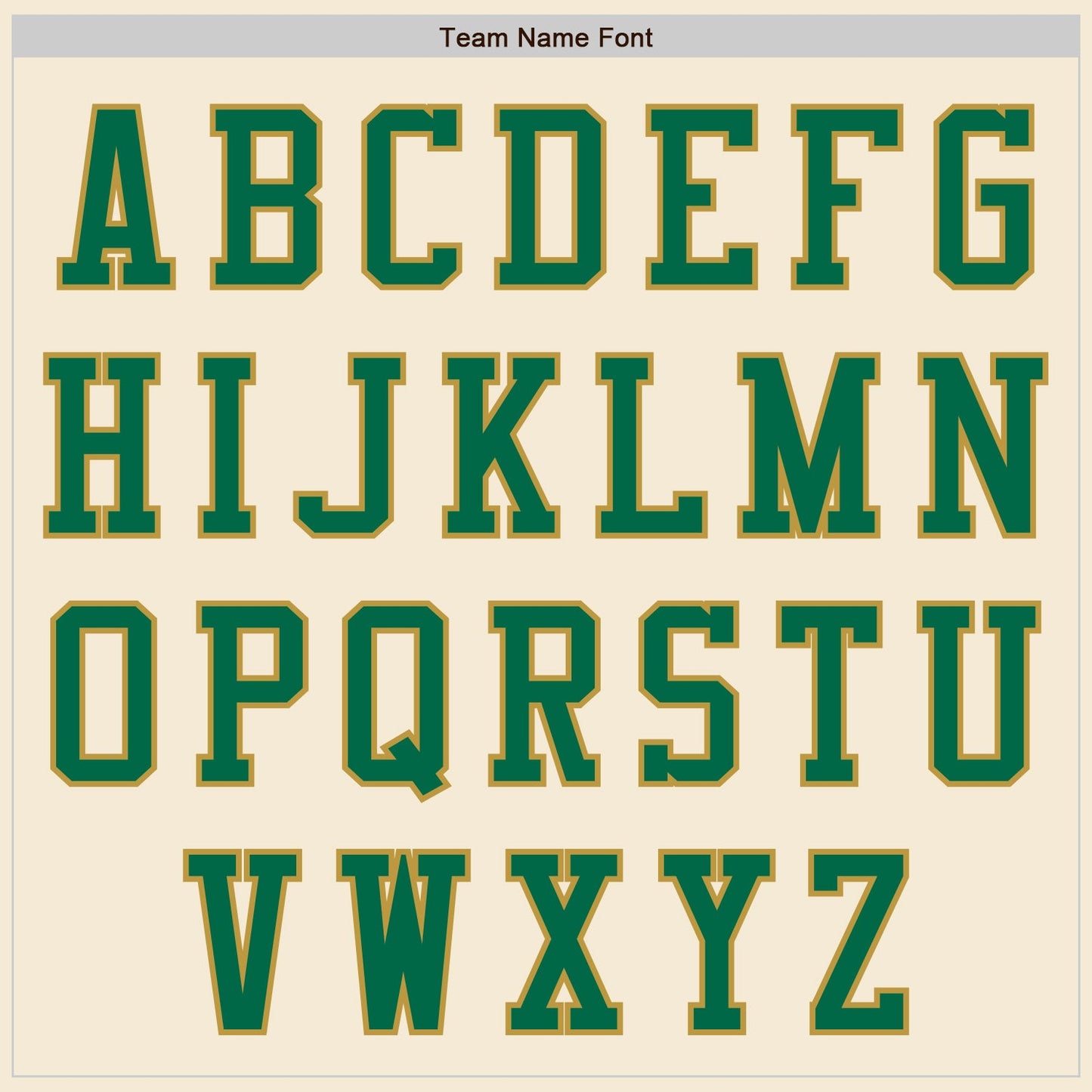 Custom Cream Kelly Green-Old Gold Authentic Baseball Jersey view 3