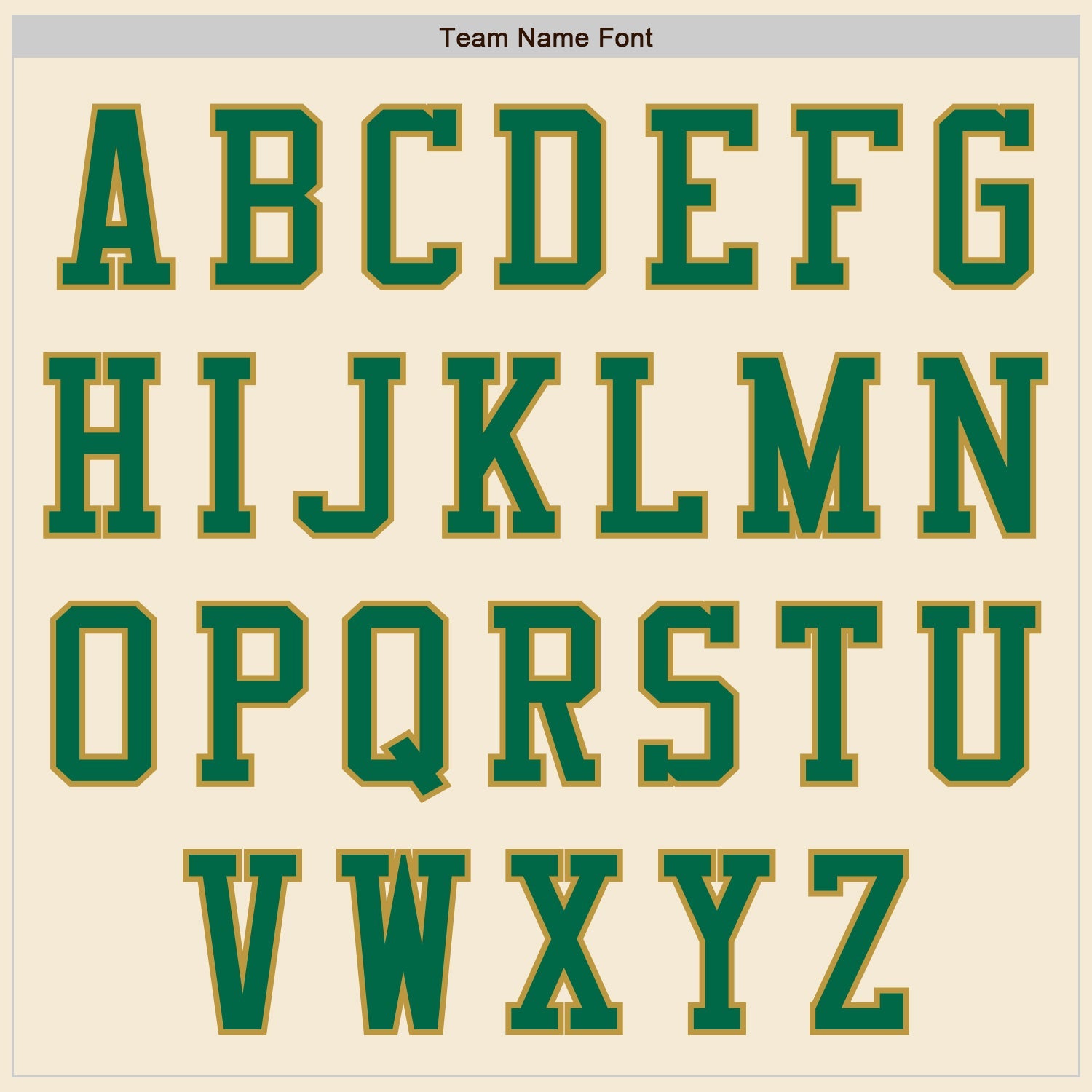 Custom Cream Kelly Green-Old Gold Authentic Baseball Jersey view 7