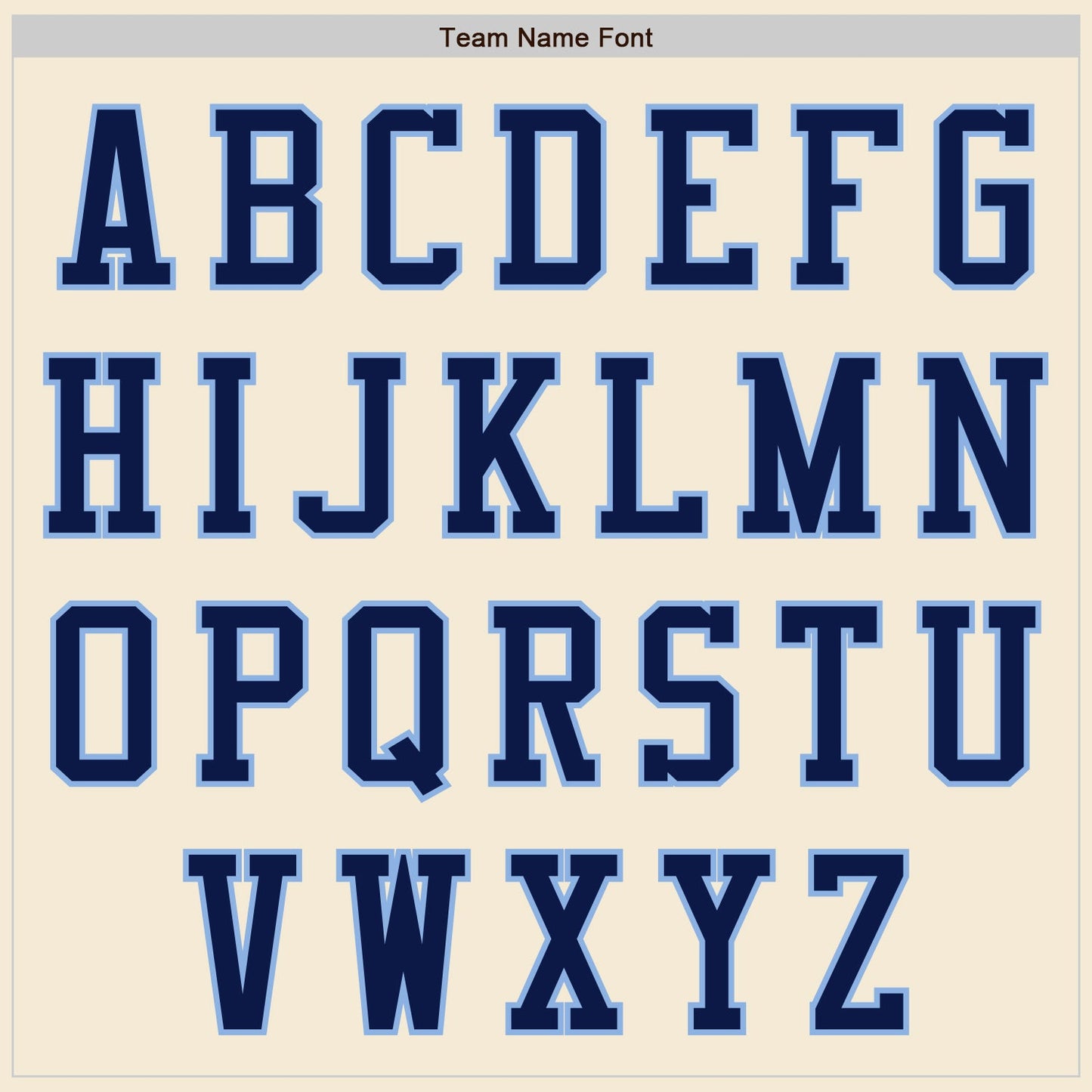 Custom Cream Navy-Light Blue Authentic Baseball Jersey view 7