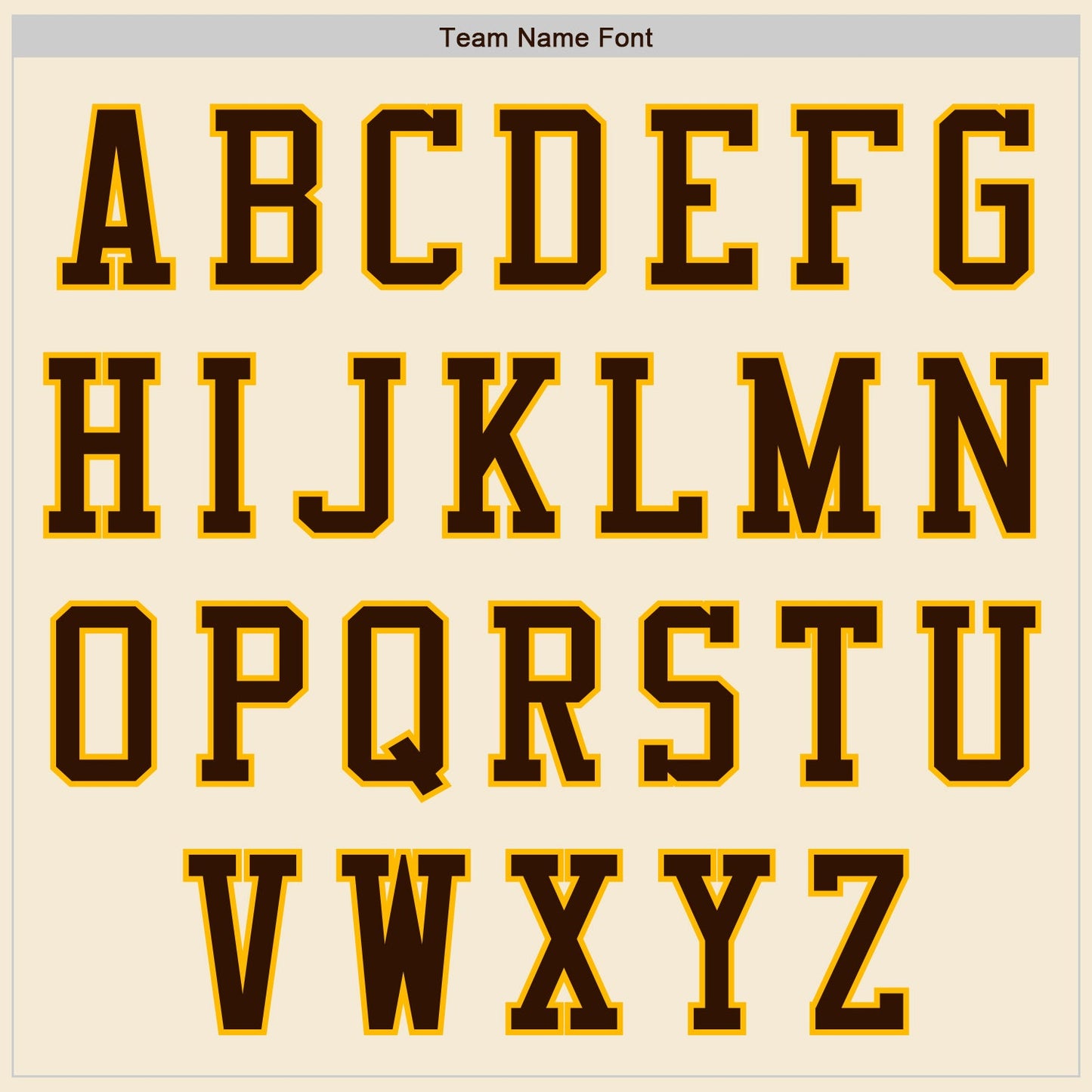 Custom Cream Brown-Gold Authentic Baseball Jersey view 3