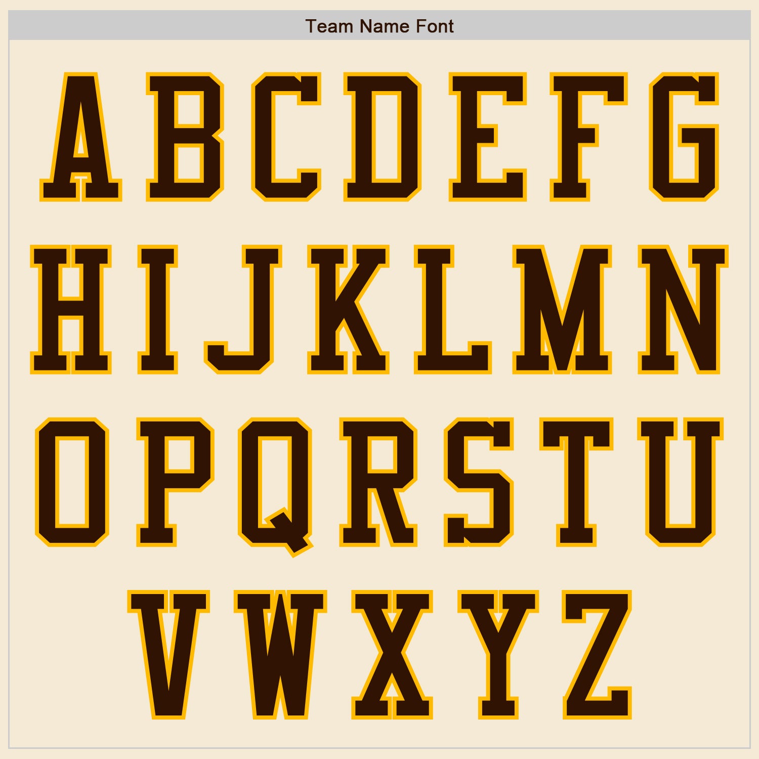 Custom Cream Brown-Gold Authentic Baseball Jersey view 7