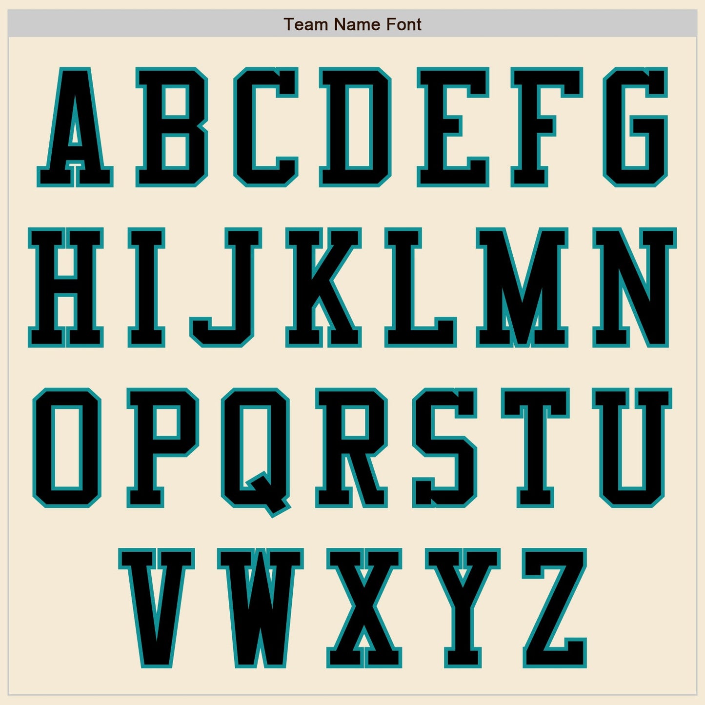 Custom Cream Black-Teal Authentic Baseball Jersey view 3