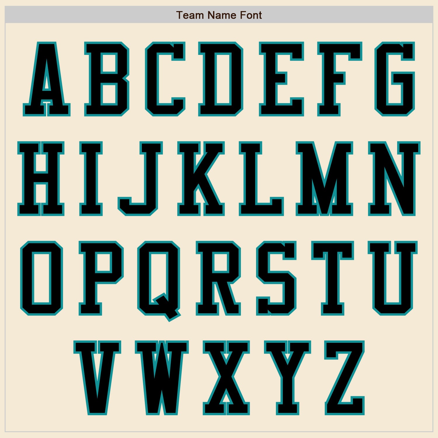 Custom Cream Black-Teal Authentic Baseball Jersey view 7