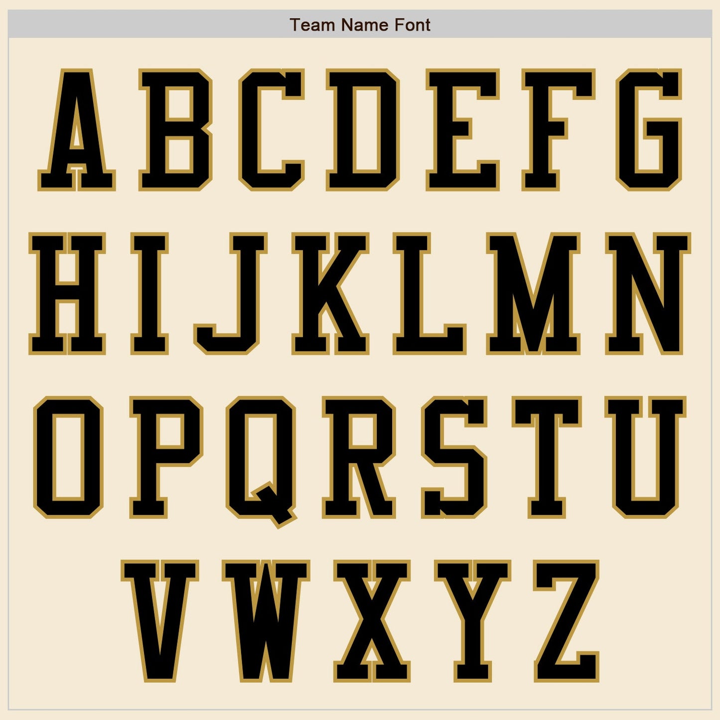 Custom Cream Black-Old Gold Authentic Baseball Jersey view 3