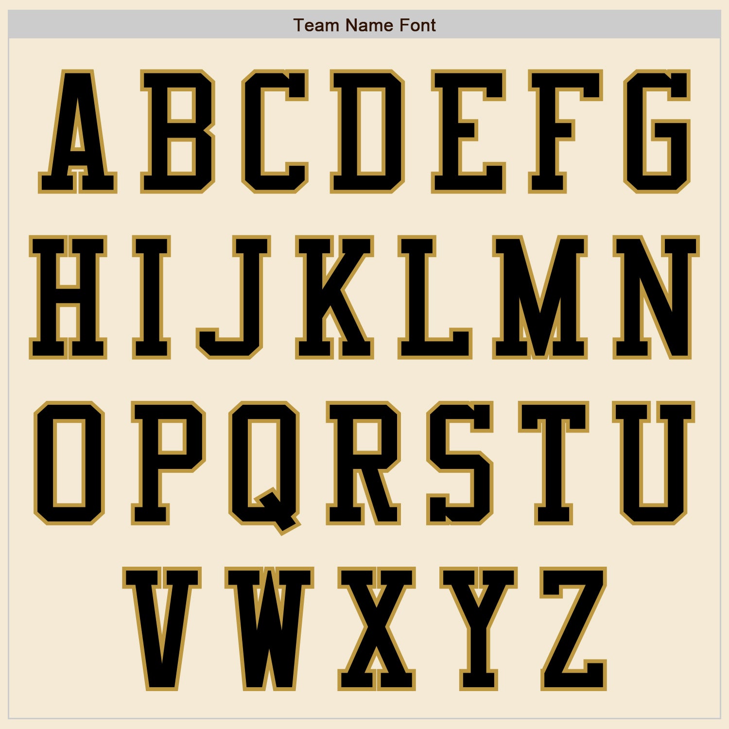 Custom Cream Black-Old Gold Authentic Baseball Jersey view 7