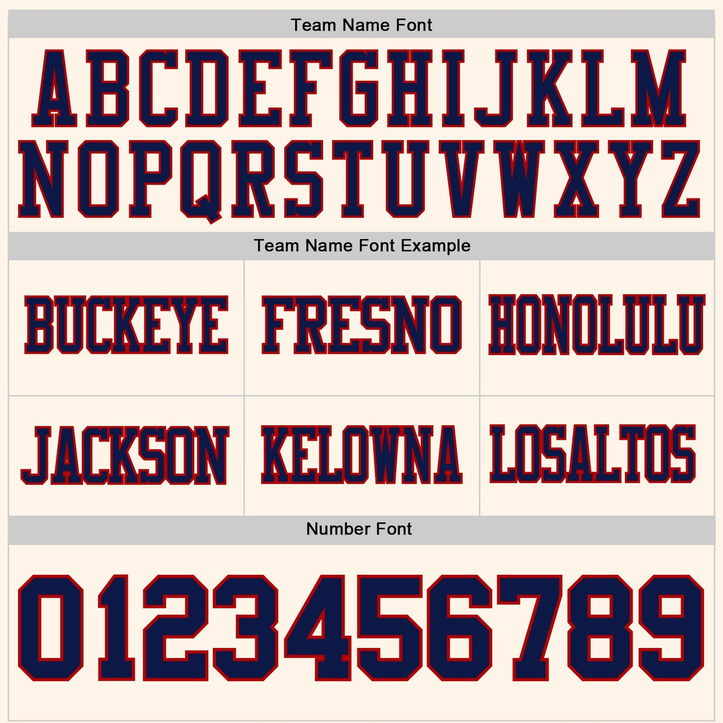 Custom Cream Navy-Red Authentic Football Jersey view 4