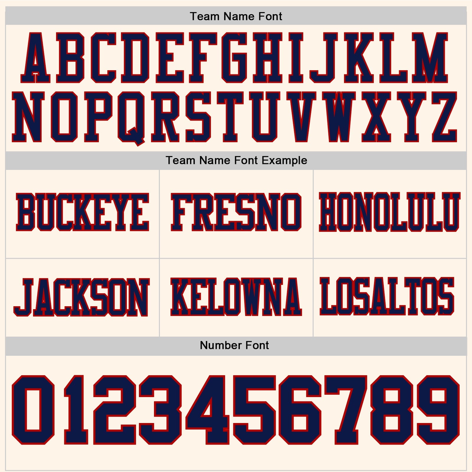 Custom Cream Navy-Red Authentic Football Jersey view 4