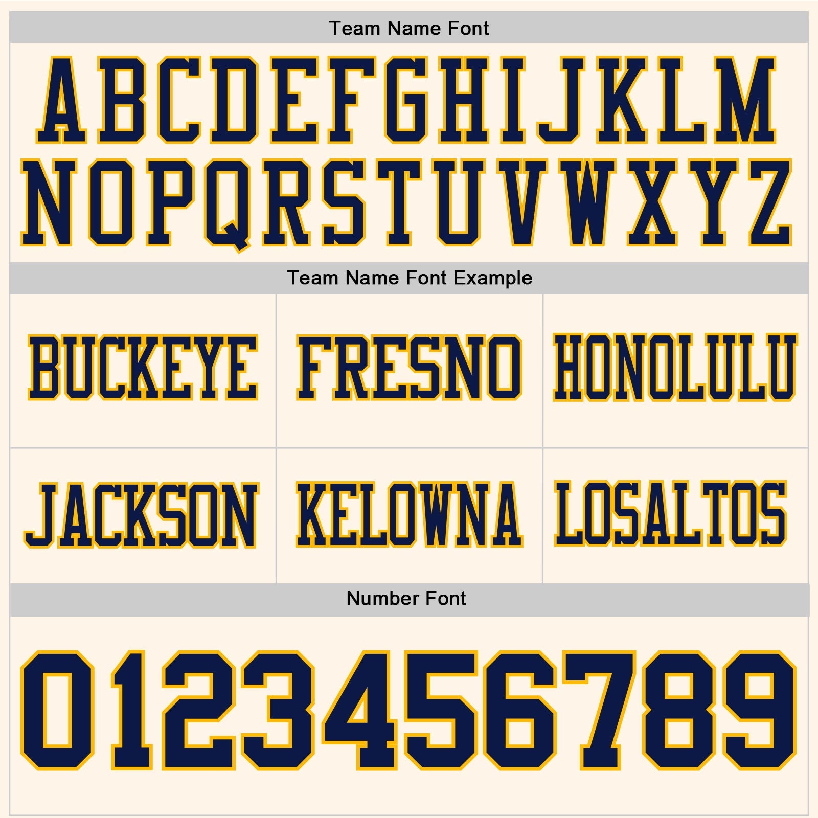 Custom Cream Navy-Gold Authentic Football Jersey view 4