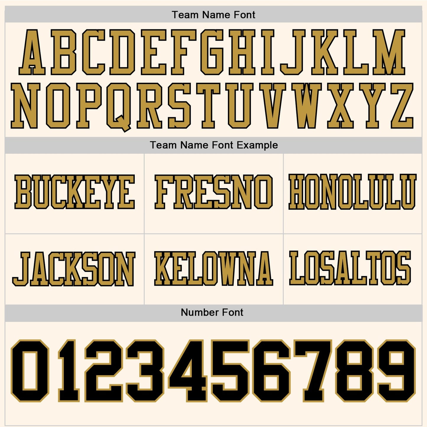 Custom Cream Black-Old Gold Authentic Football Jersey view 4