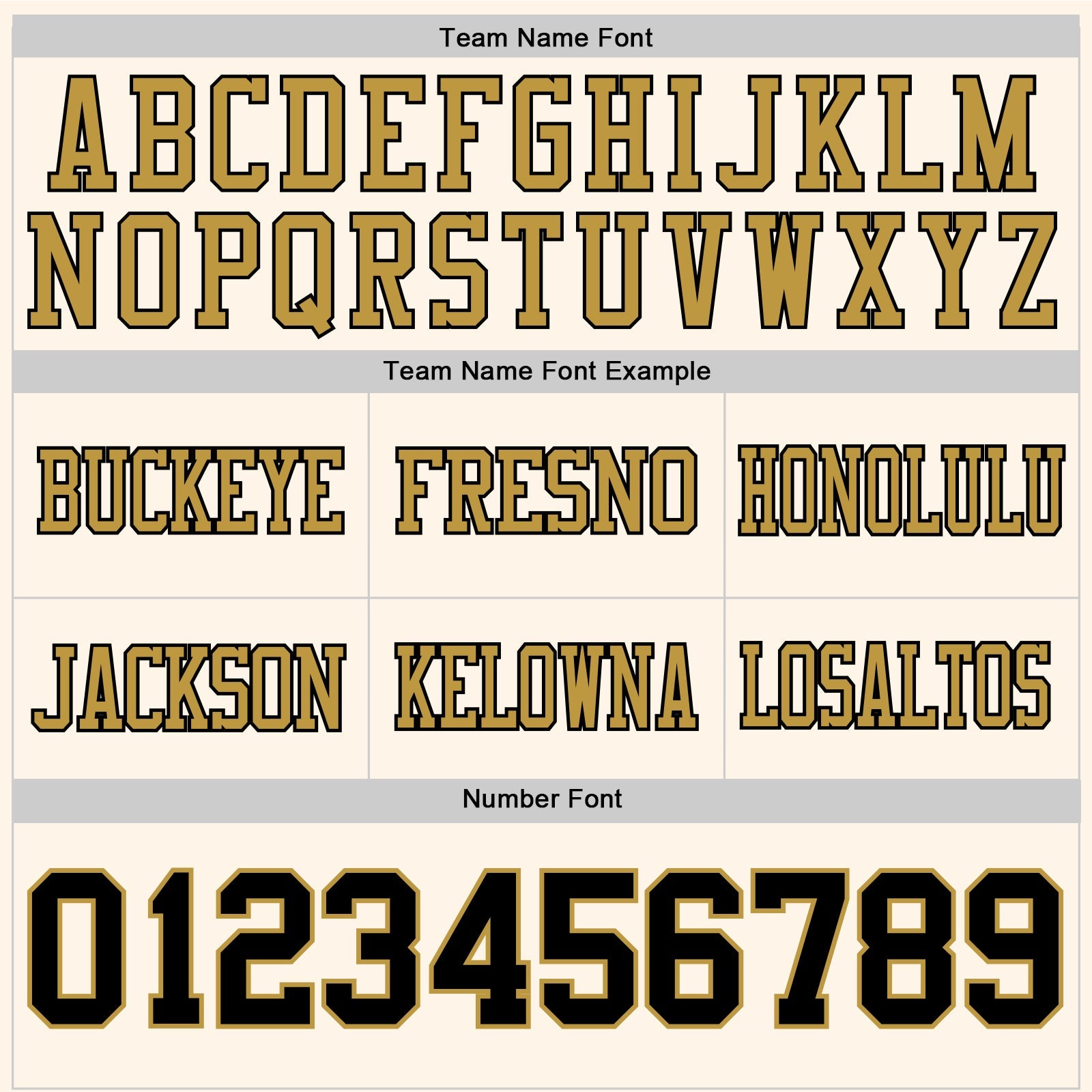 Custom Cream Black-Old Gold Authentic Football Jersey view 4