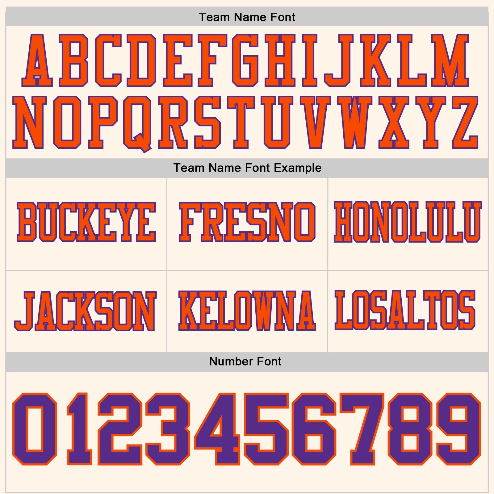 Custom Cream Purple-Orange Authentic Football Jersey view 4