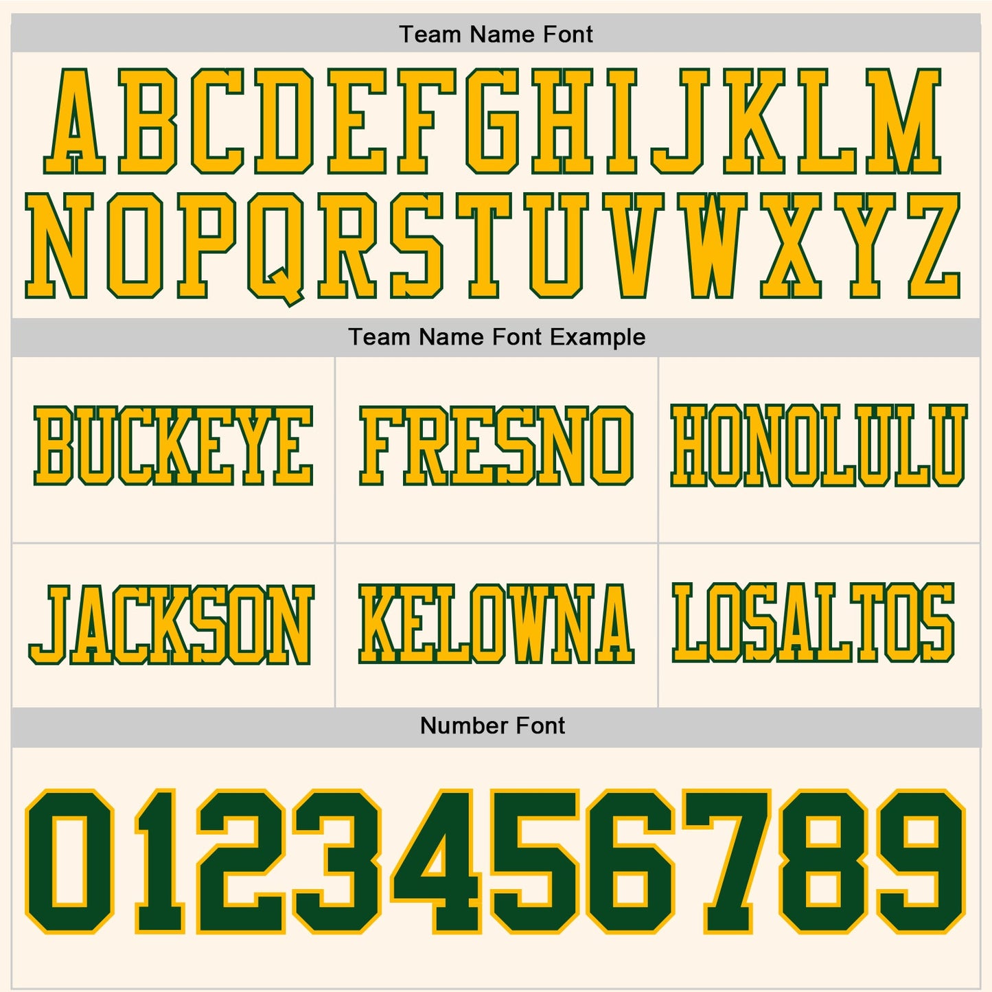 Custom Cream Green-Gold Authentic Football Jersey view 4