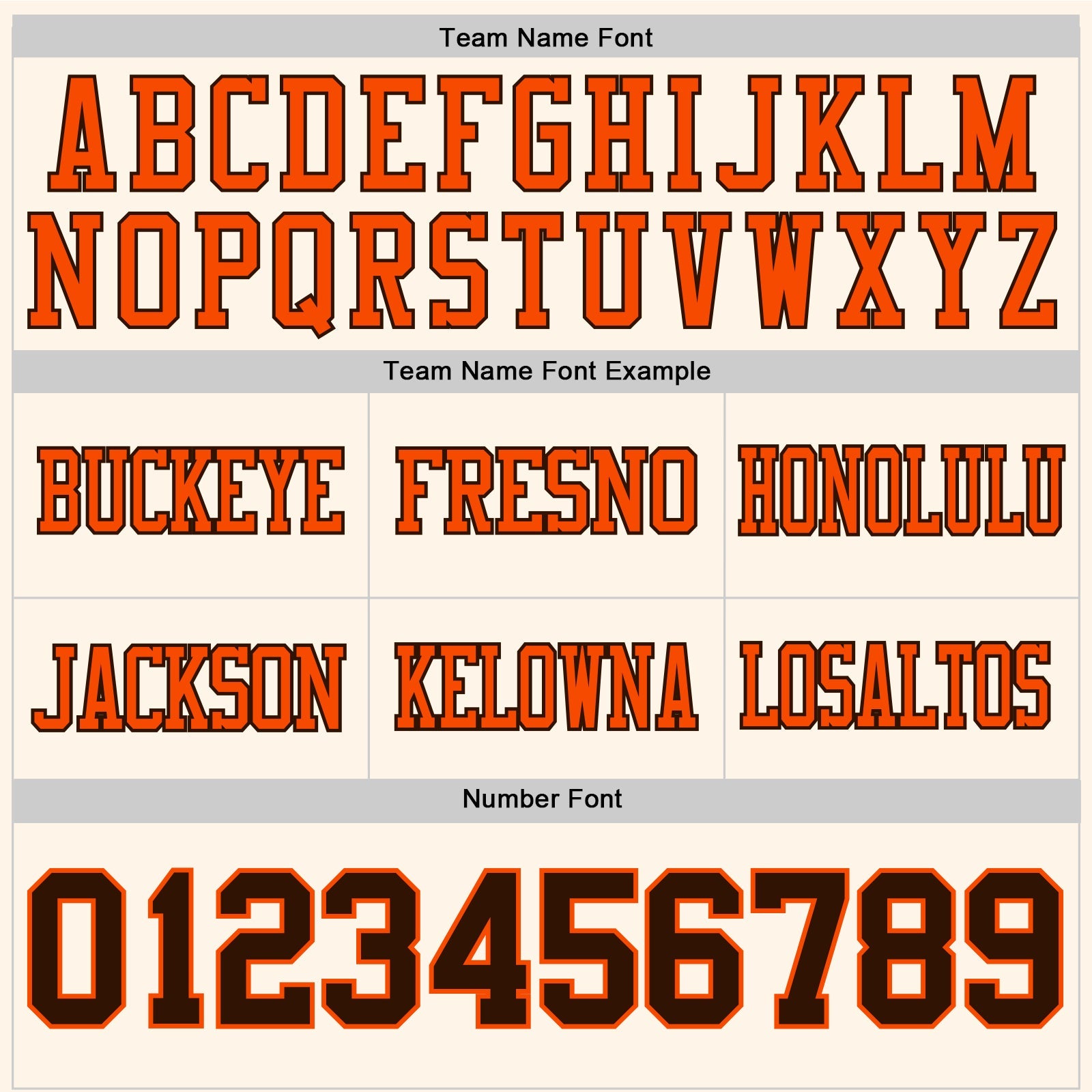 Custom Cream Brown-Orange Authentic Football Jersey view 4