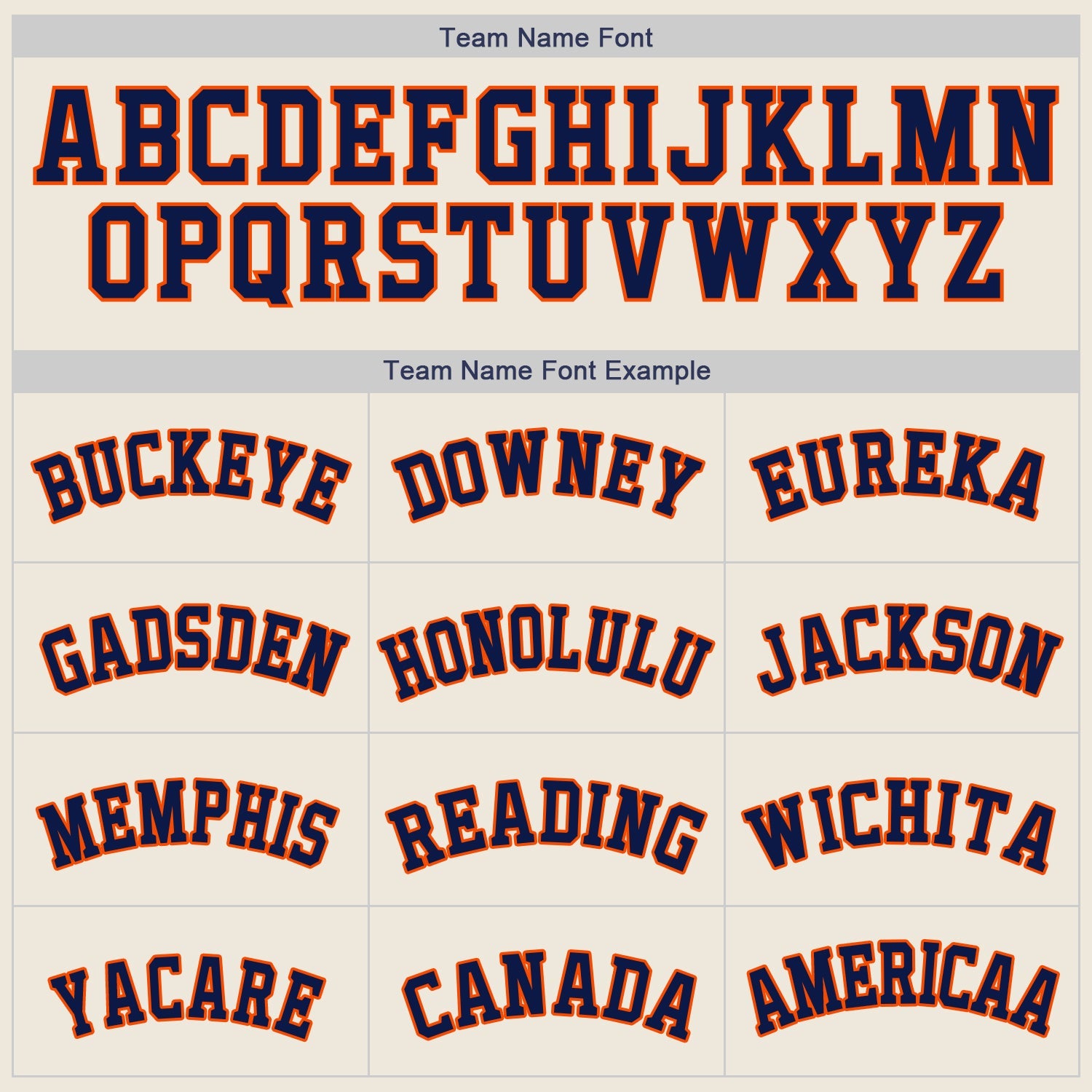 Custom Cream Navy-Orange Authentic Baseball Jersey view 4