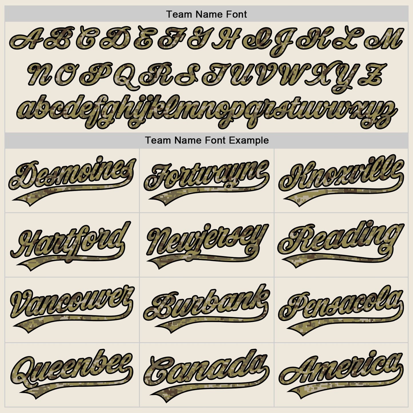 Custom Cream Camo-Black Authentic Baseball Jersey view 4