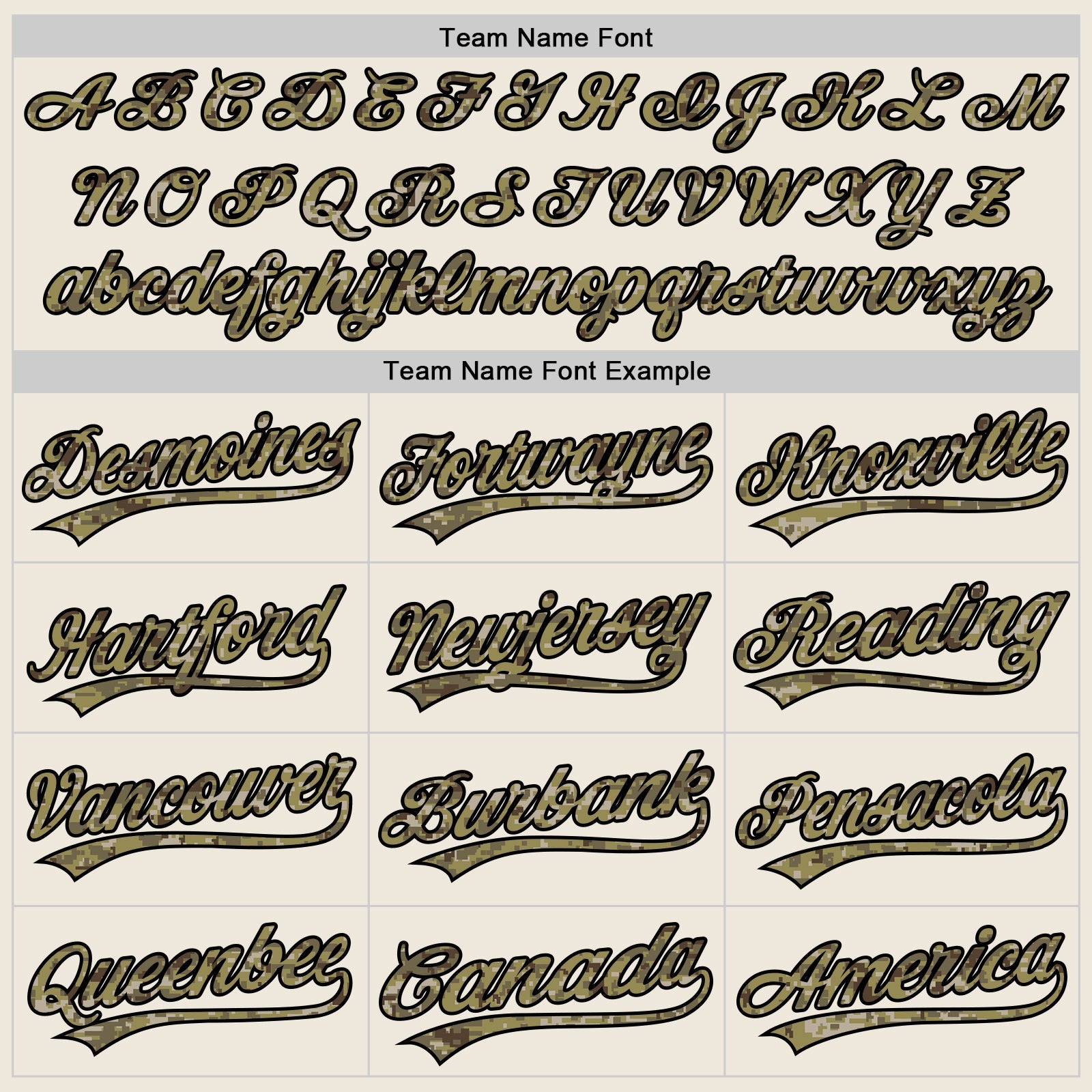 Custom Cream Camo-Black Authentic Baseball Jersey view 4