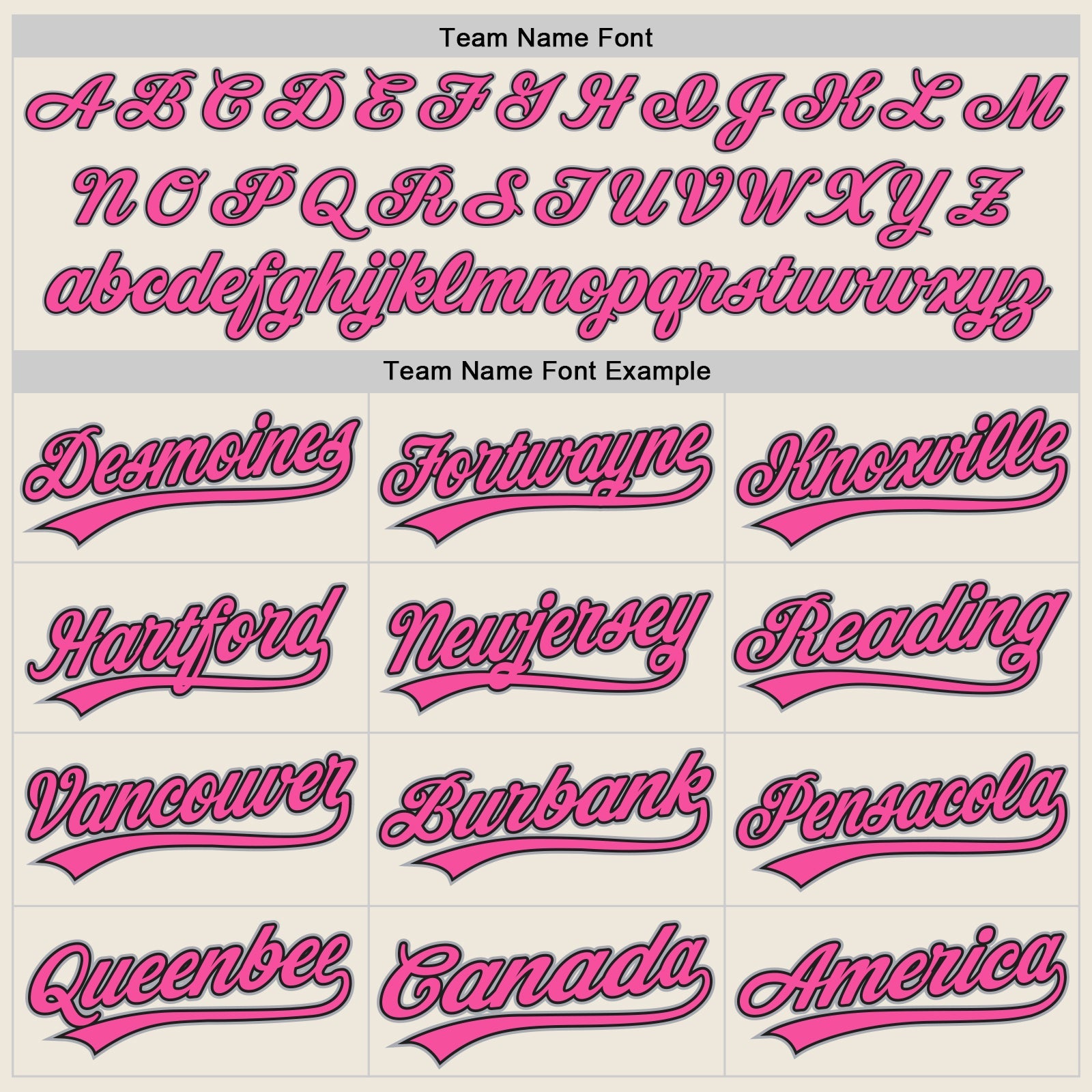 Custom Cream Gray Black-Pink Authentic Baseball Jersey view 4