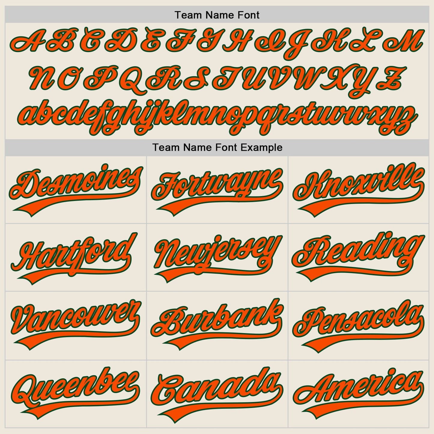 Custom Cream Orange-Green Authentic Baseball Jersey view 4