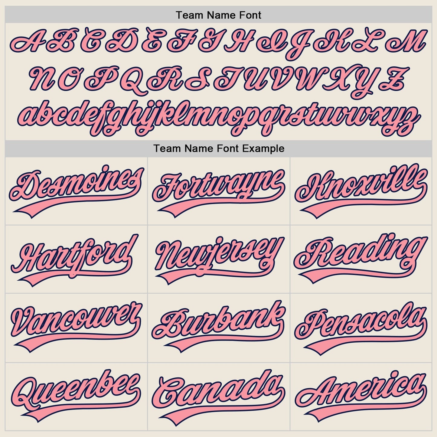 Custom Cream Medium Pink-Navy Authentic Baseball Jersey view 4