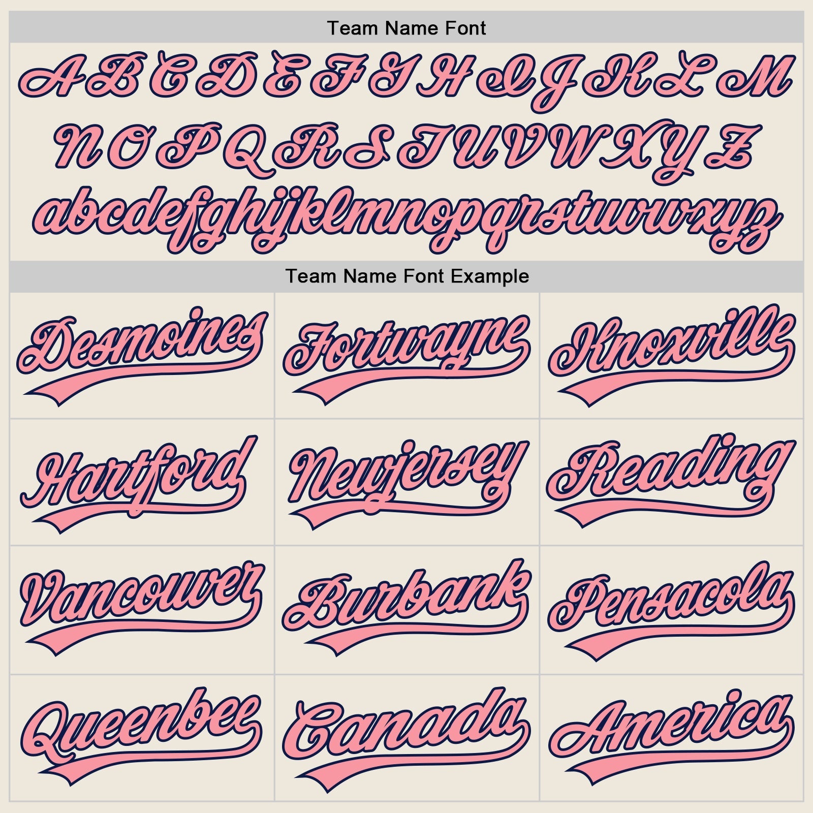 Custom Cream Medium Pink-Navy Authentic Baseball Jersey view 4
