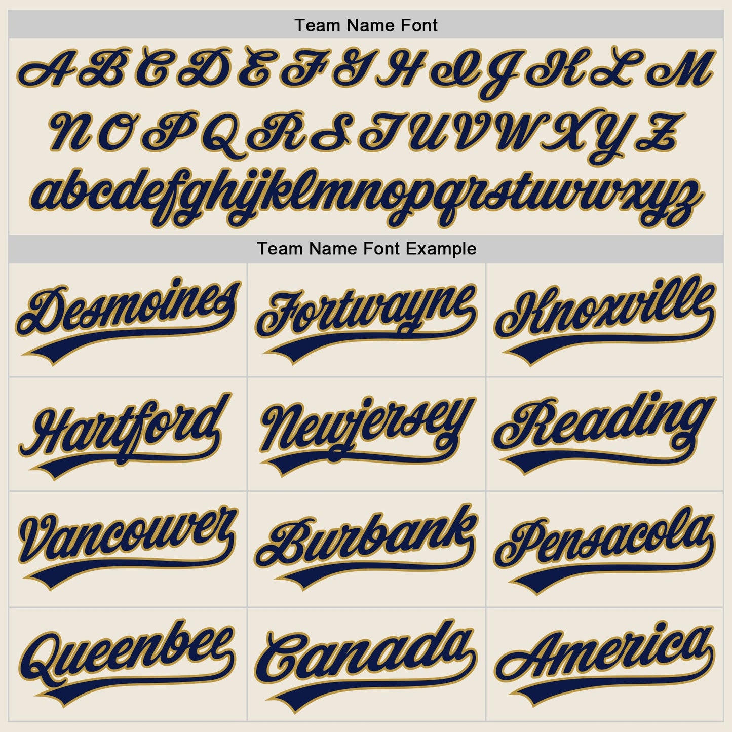 Custom Cream Navy-Old Gold Authentic Baseball Jersey view 4