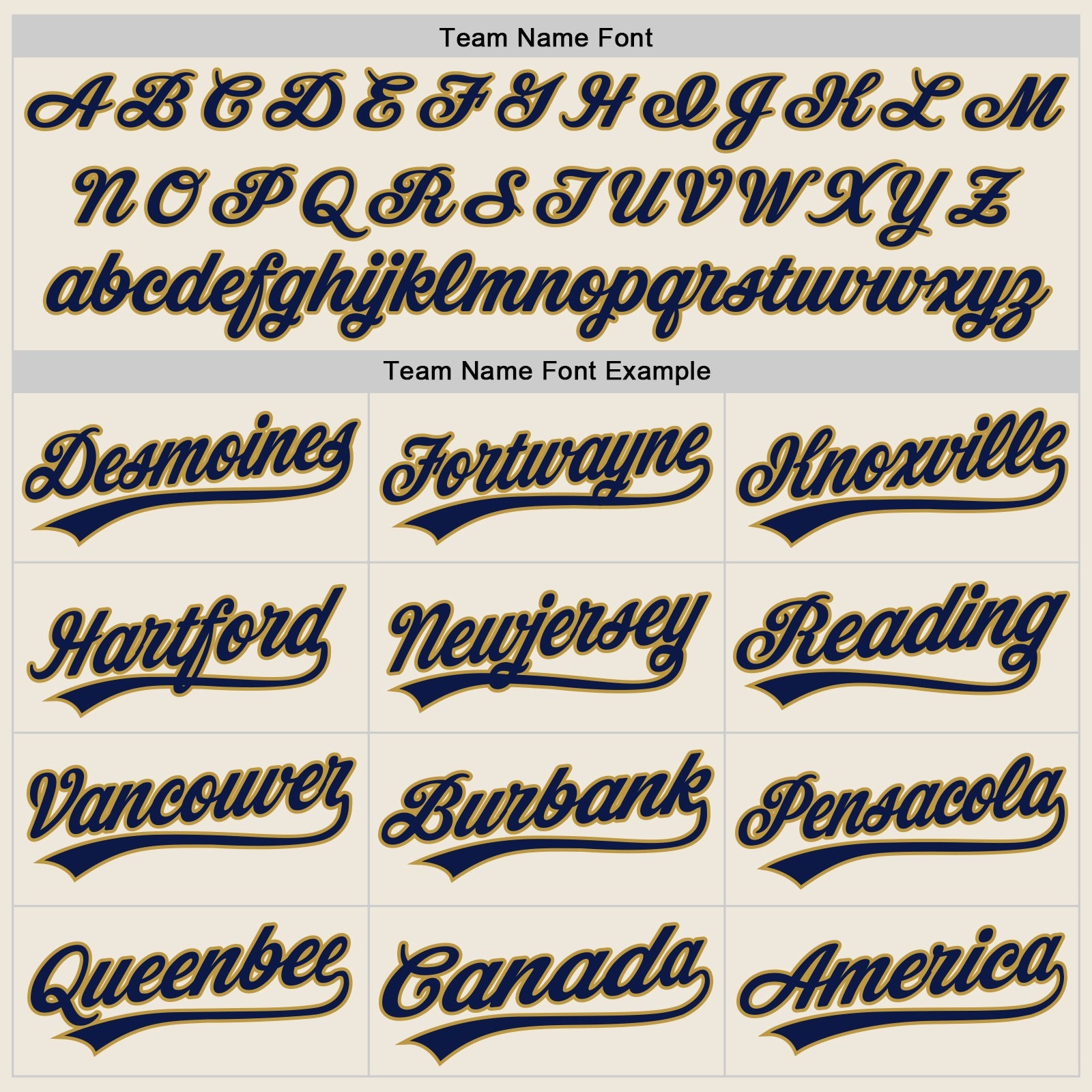Custom Cream Navy-Old Gold Authentic Baseball Jersey view 4