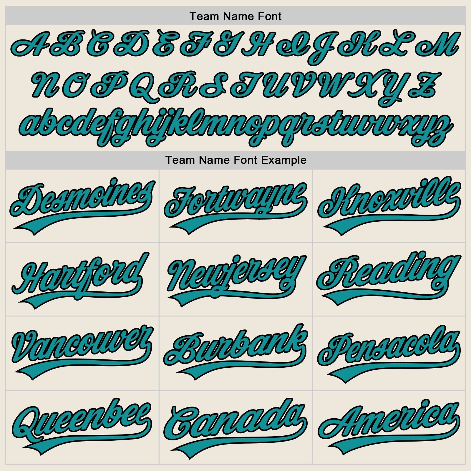 Custom Cream Teal-Black Authentic Baseball Jersey view 4