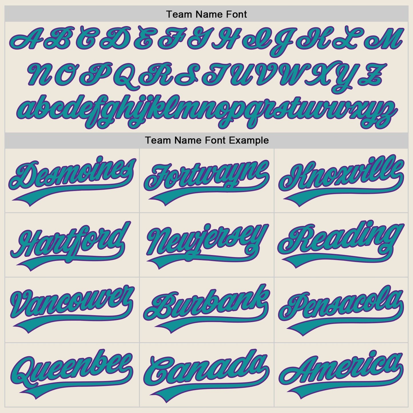 Custom Cream Teal-Purple Authentic Baseball Jersey view 4